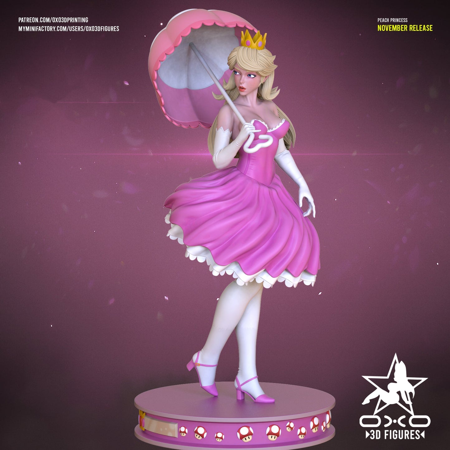 Peach - OXO3D - Dark Forge Arts