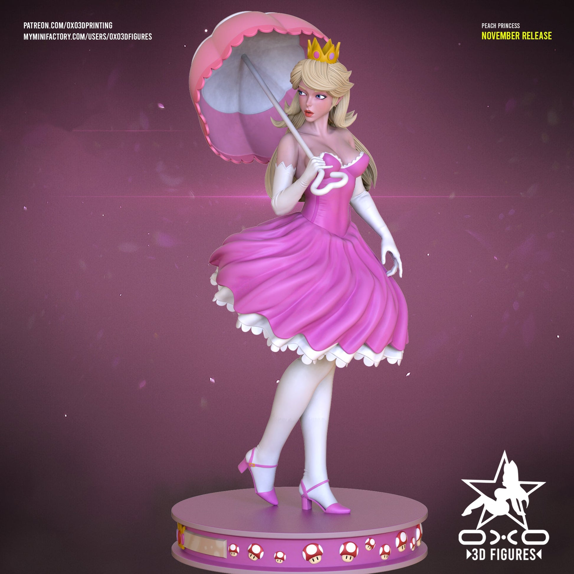 Peach - OXO3D - Dark Forge Arts