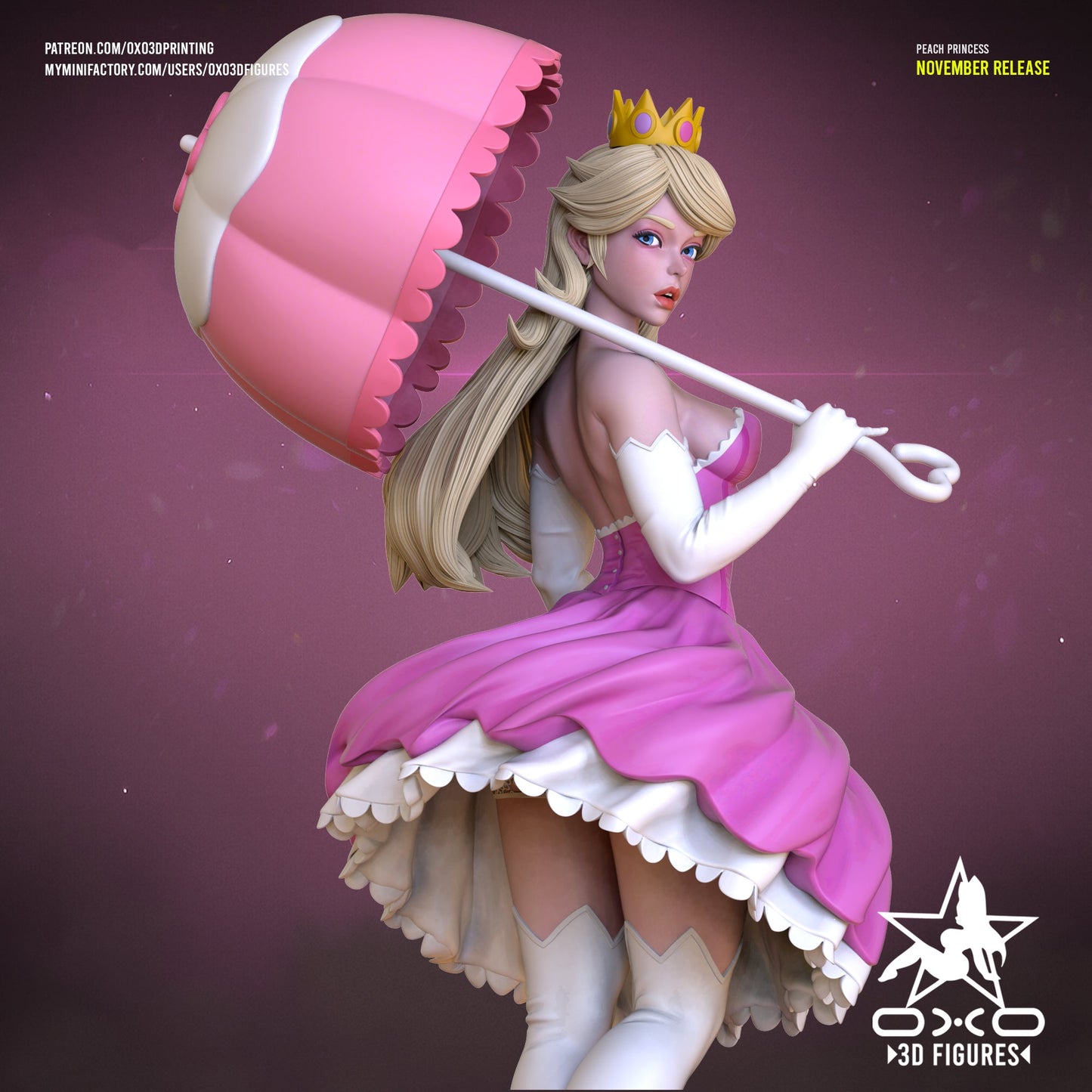 Peach - OXO3D - Dark Forge Arts