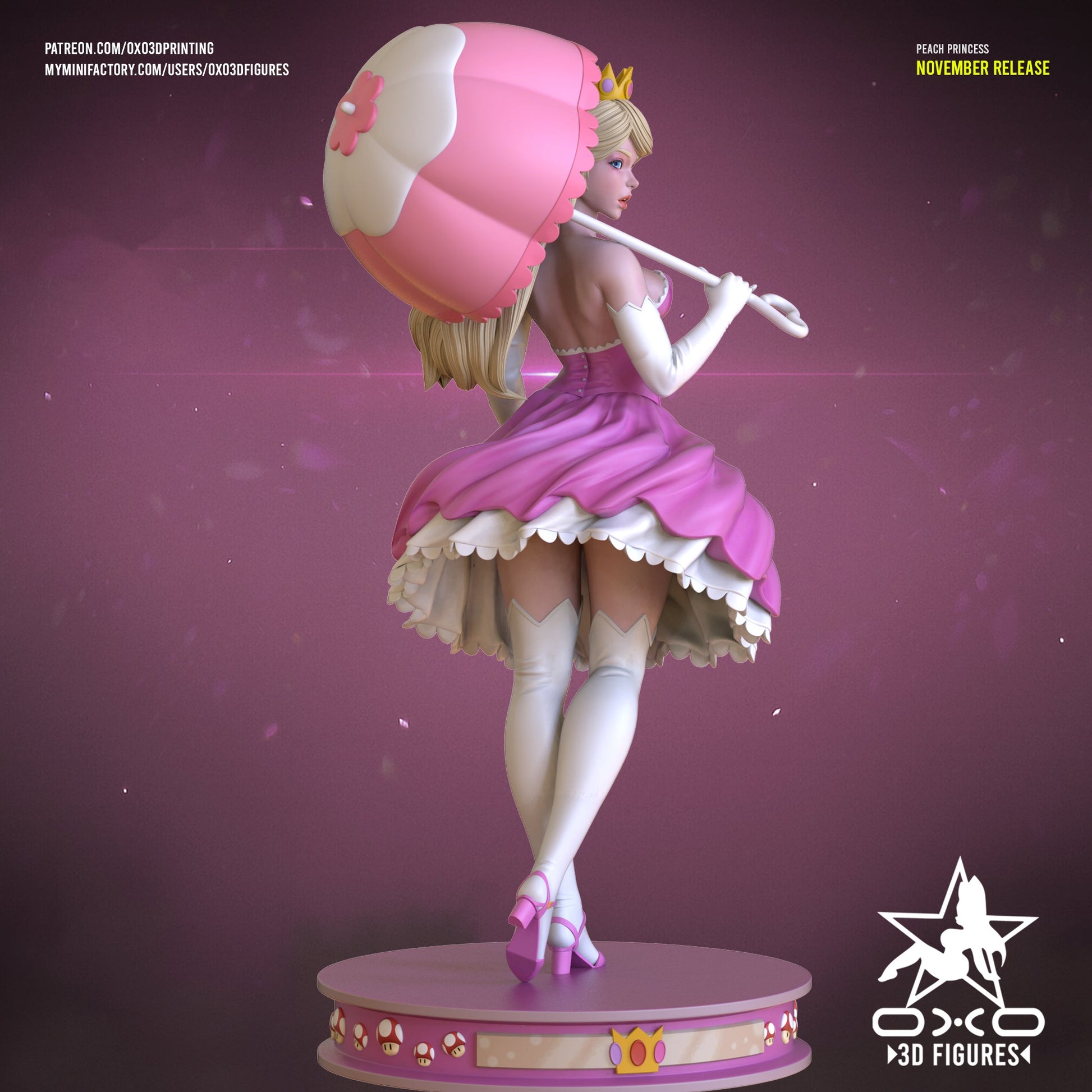 Peach - OXO3D - Dark Forge Arts