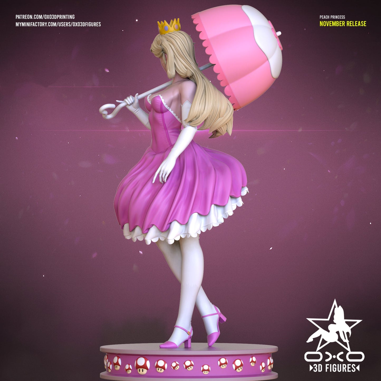 Peach - OXO3D - Dark Forge Arts