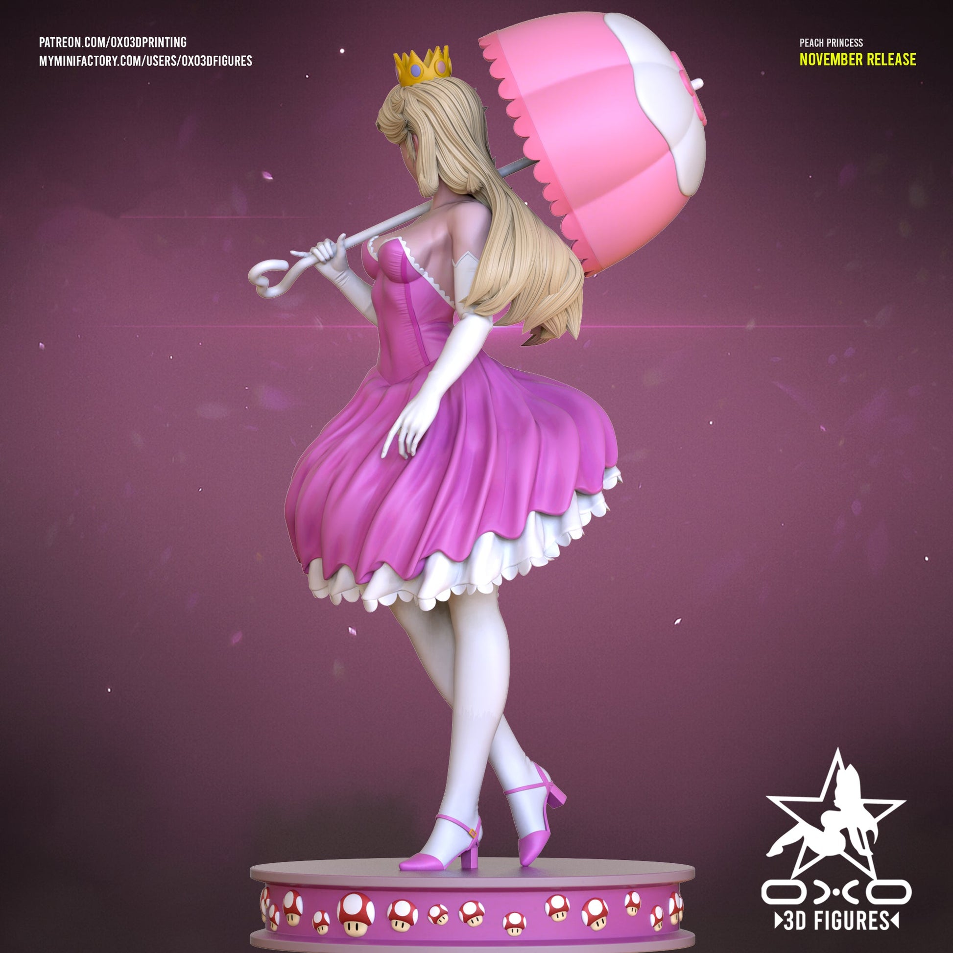 Peach - OXO3D - Dark Forge Arts