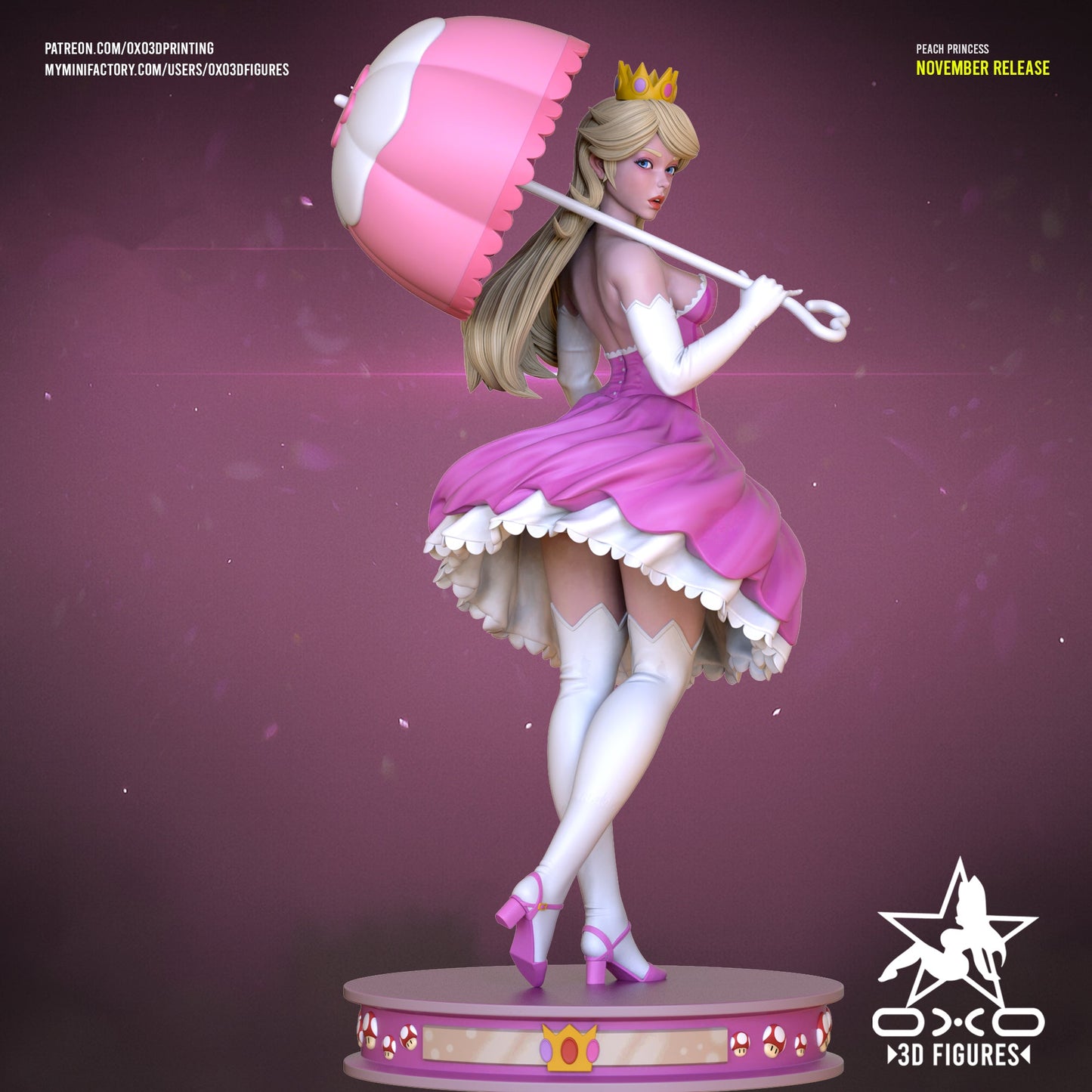 Peach - OXO3D - Dark Forge Arts