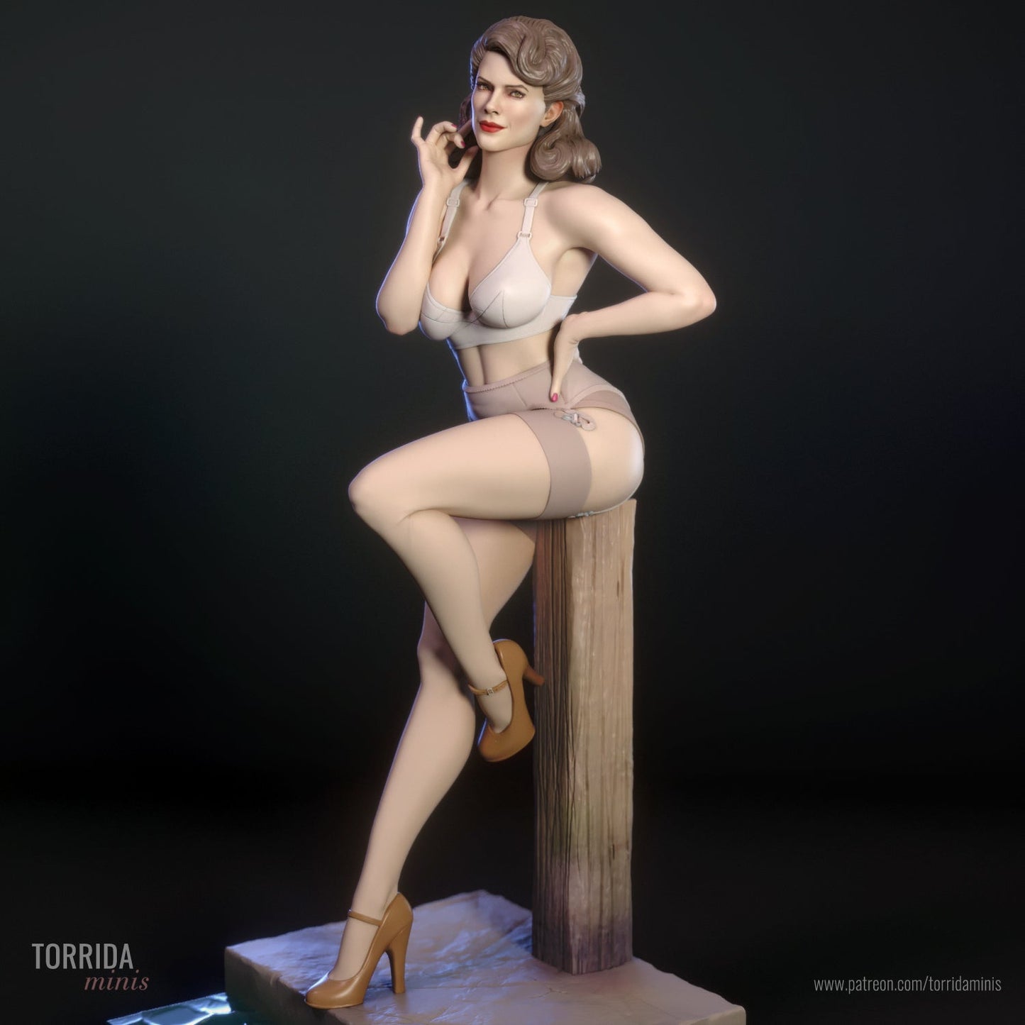 Peggy Carter - Torrida Minis - Dark Forge Arts