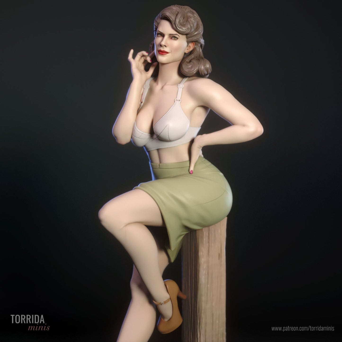 Peggy Carter - Torrida Minis - Dark Forge Arts