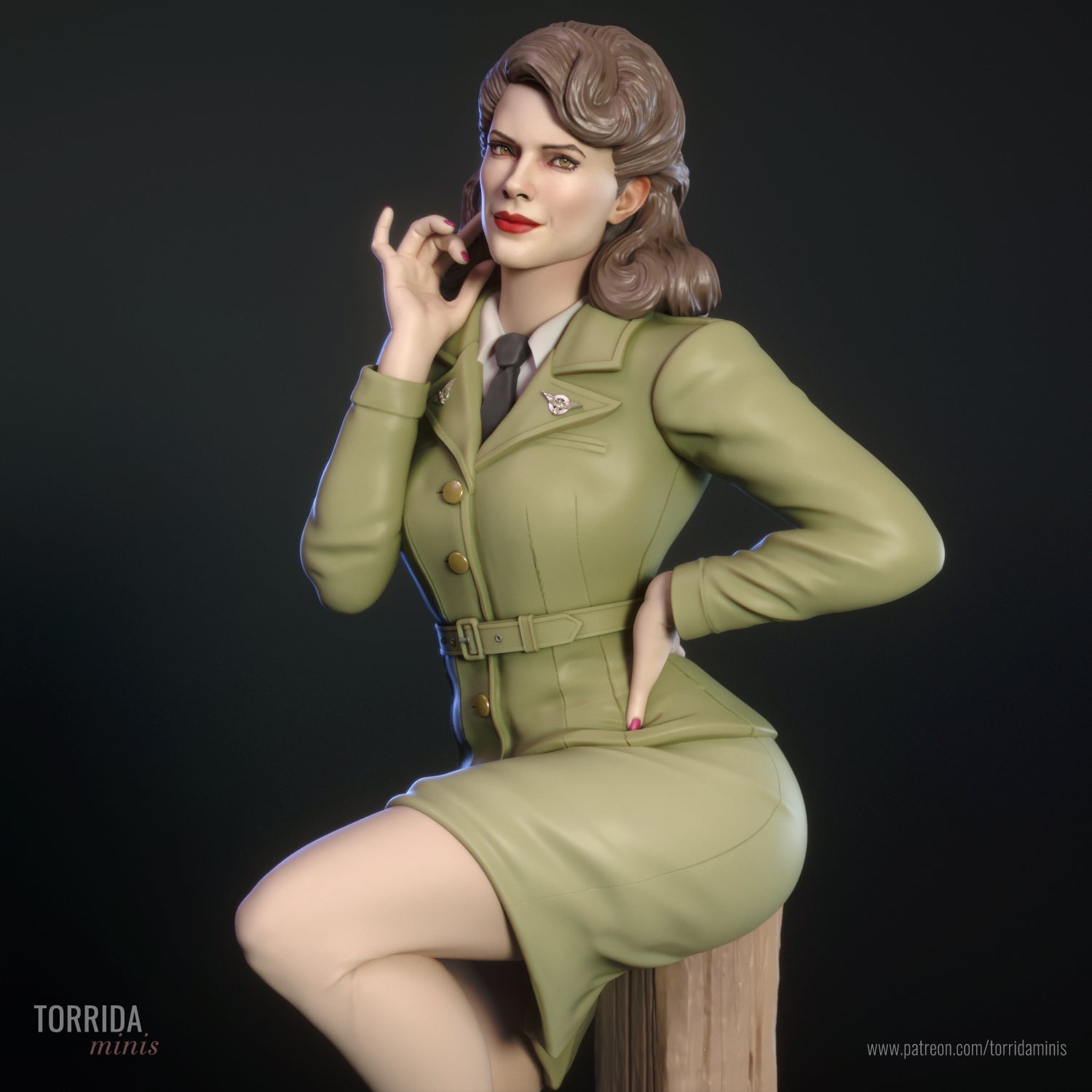 Peggy Carter - Torrida Minis - Dark Forge Arts