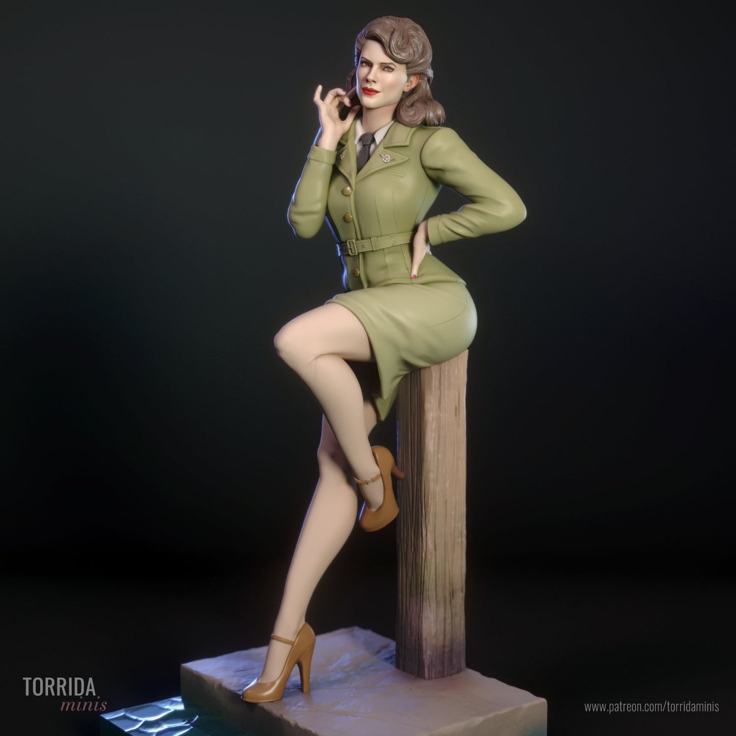 Peggy Carter - Torrida Minis - Dark Forge Arts