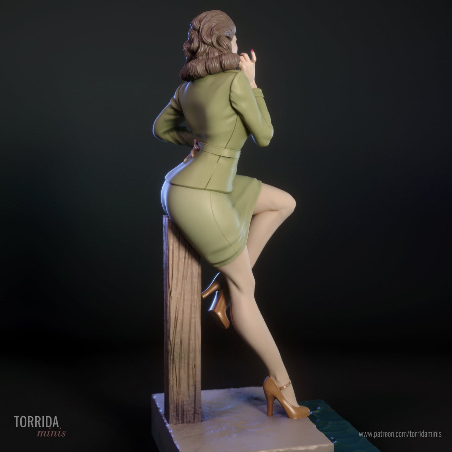 Peggy Carter - Torrida Minis - Dark Forge Arts