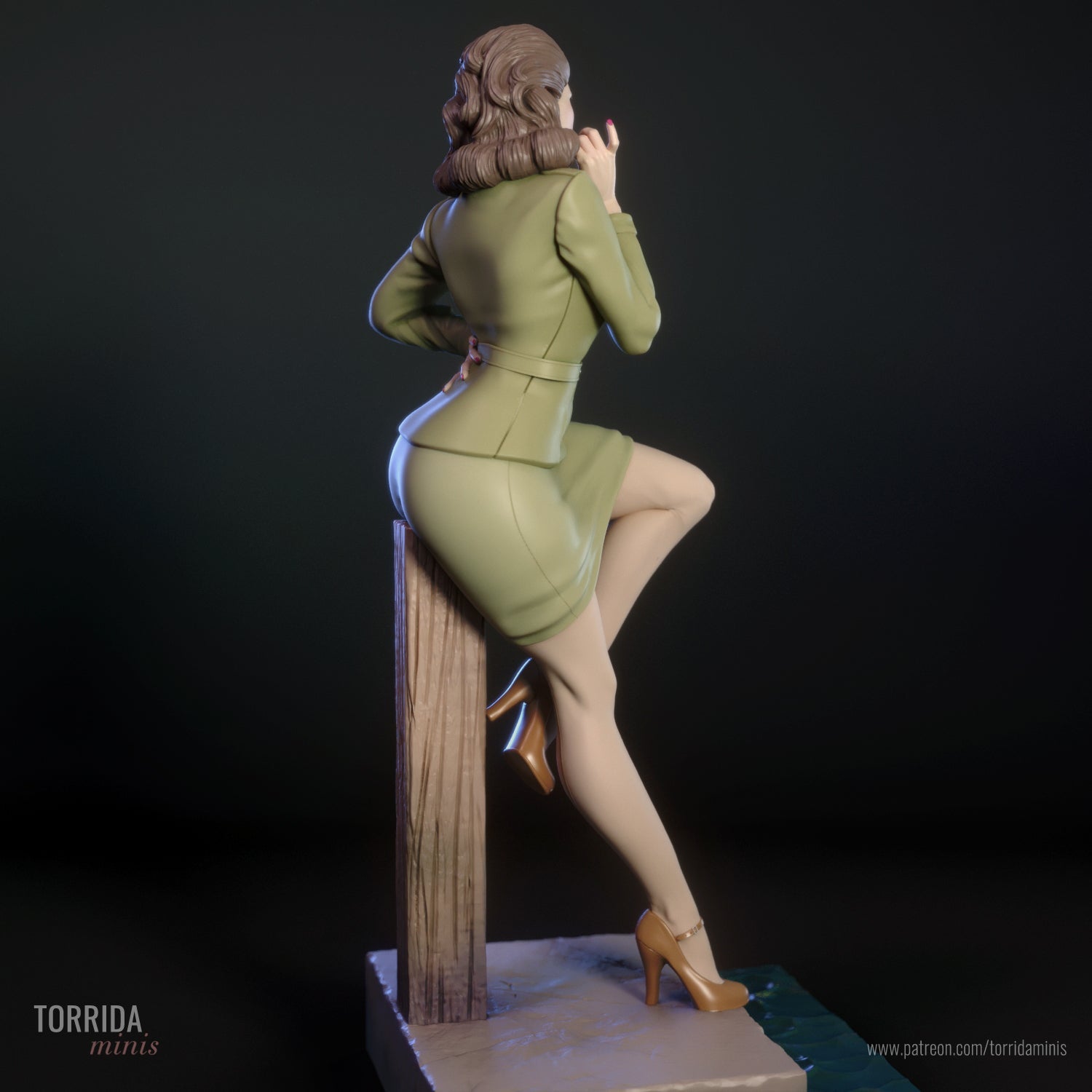 Peggy Carter - Torrida Minis - Dark Forge Arts