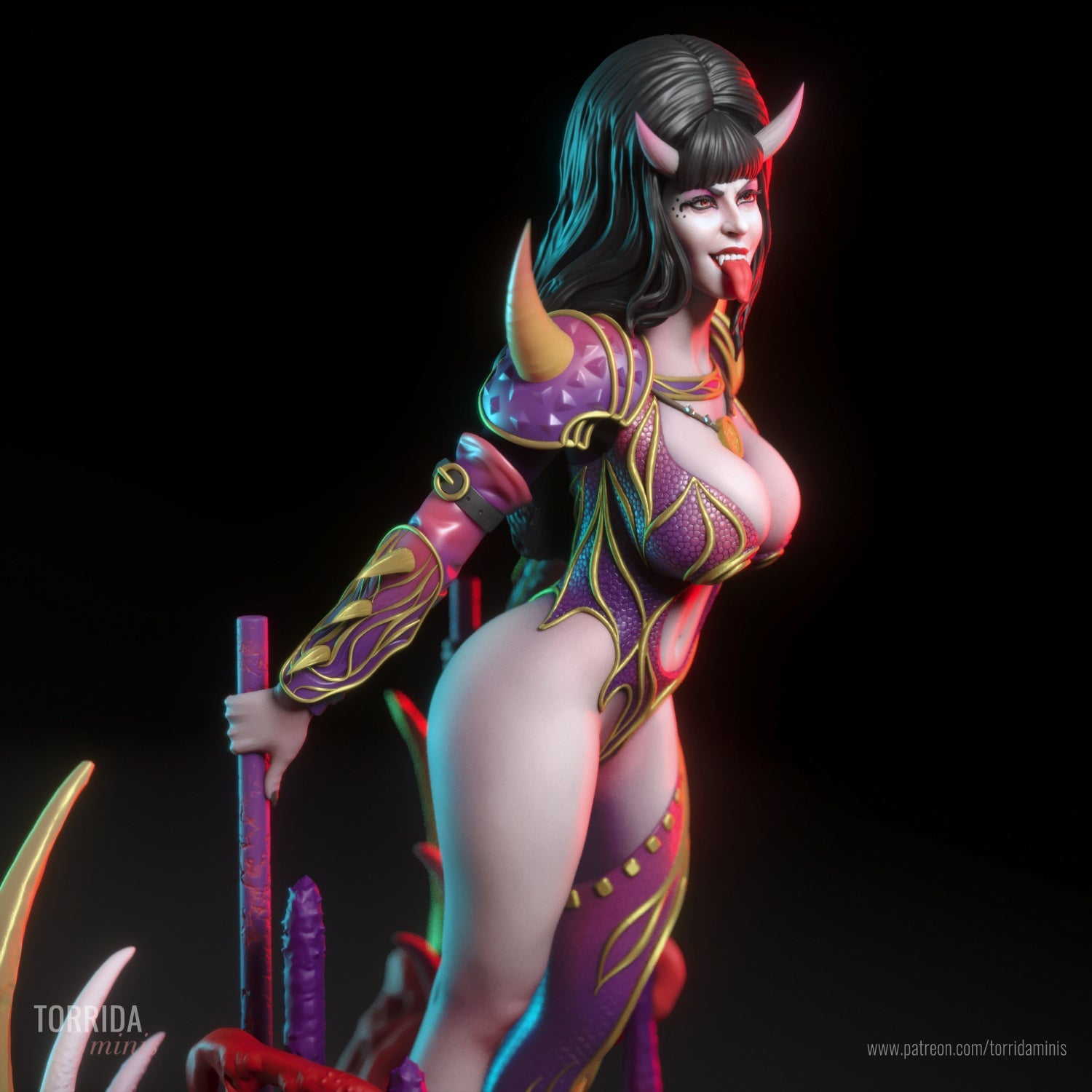 Perversa - Torrida Minis - Dark Forge Arts