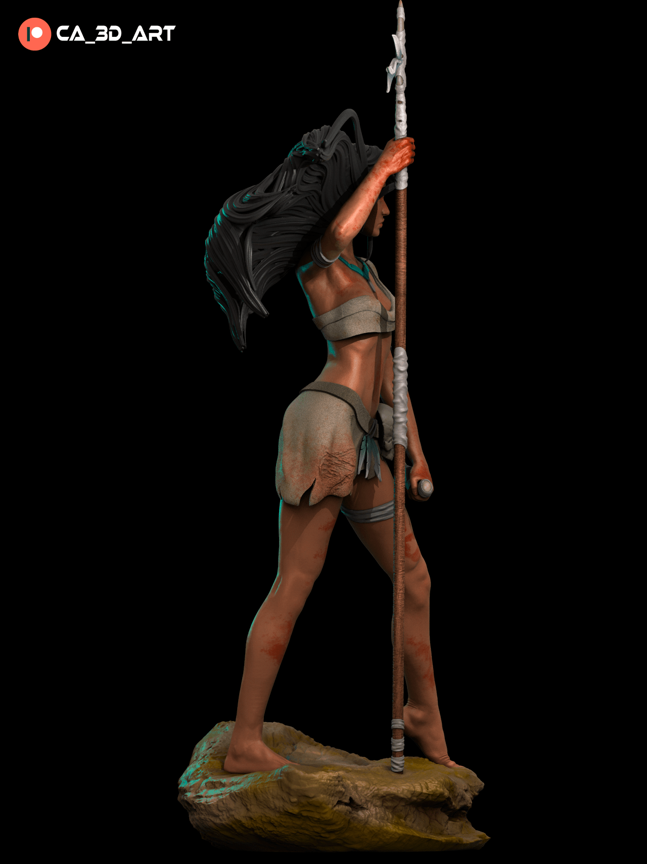 Pocahontas - CA 3D Studios - Dark Forge Arts