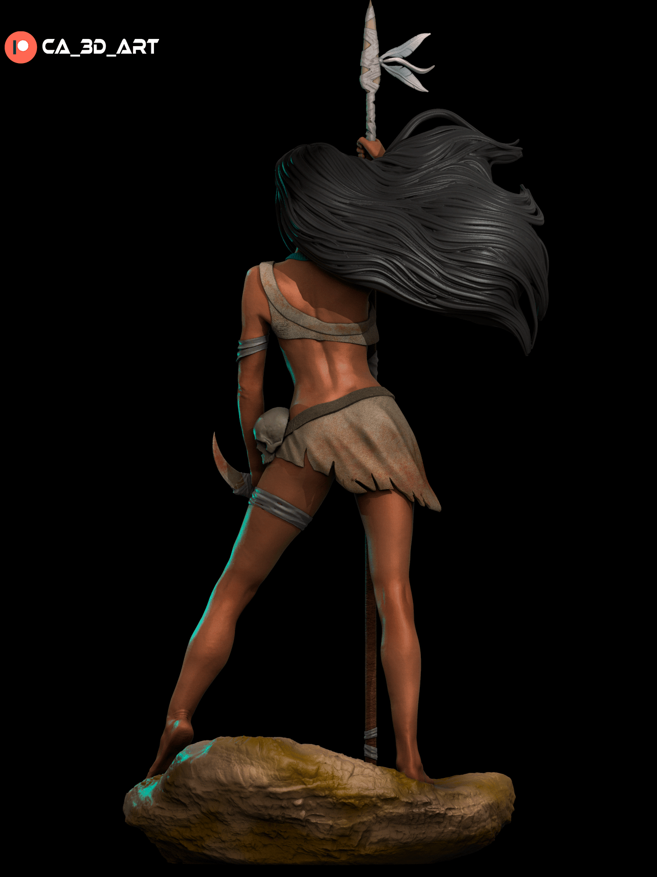 Pocahontas - CA 3D Studios - Dark Forge Arts