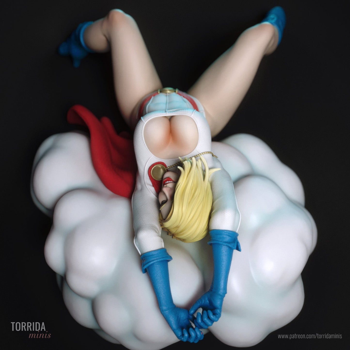 Power Girl - Torrida Minis - Dark Forge Arts