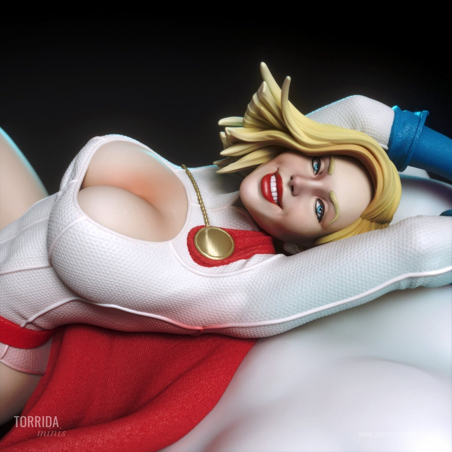 Power Girl - Torrida Minis - Dark Forge Arts