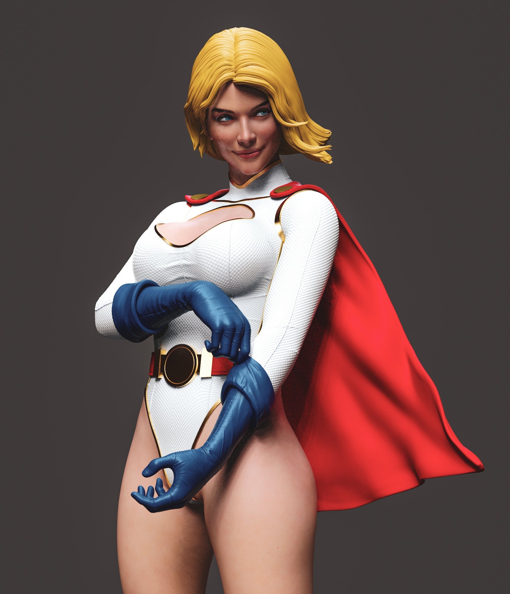 Powergirl v2 - Abe3D - Dark Forge Arts