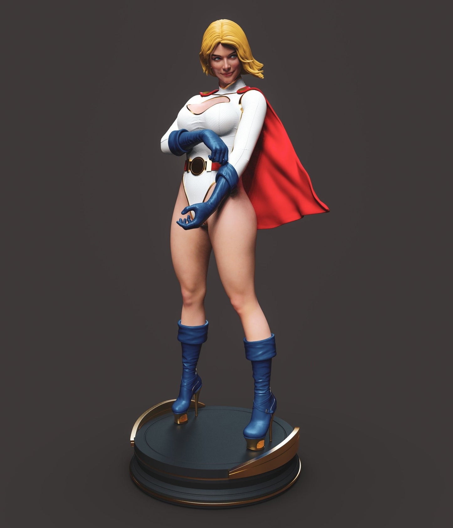Powergirl v2 - Abe3D - Dark Forge Arts