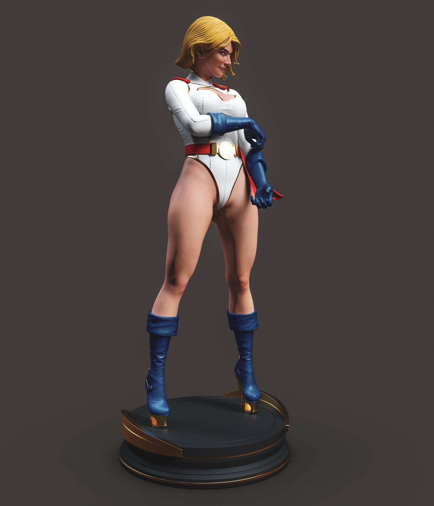 Powergirl v2 - Abe3D - Dark Forge Arts