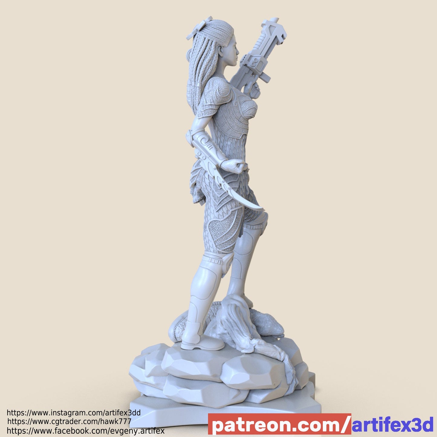Predator Machiko Noguchi - Artifex3D - Dark Forge Arts