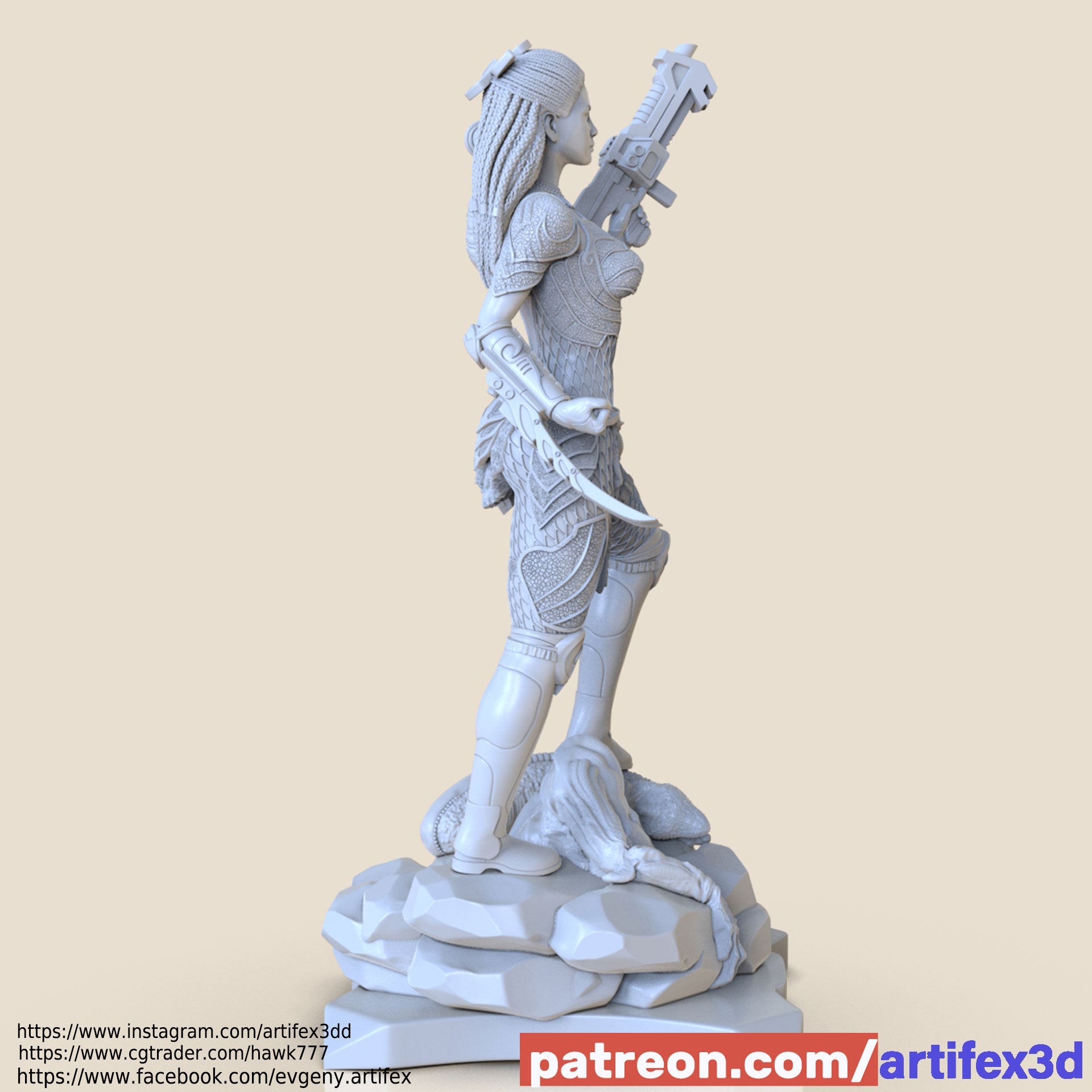 Predator Machiko Noguchi - Artifex3D - Dark Forge Arts