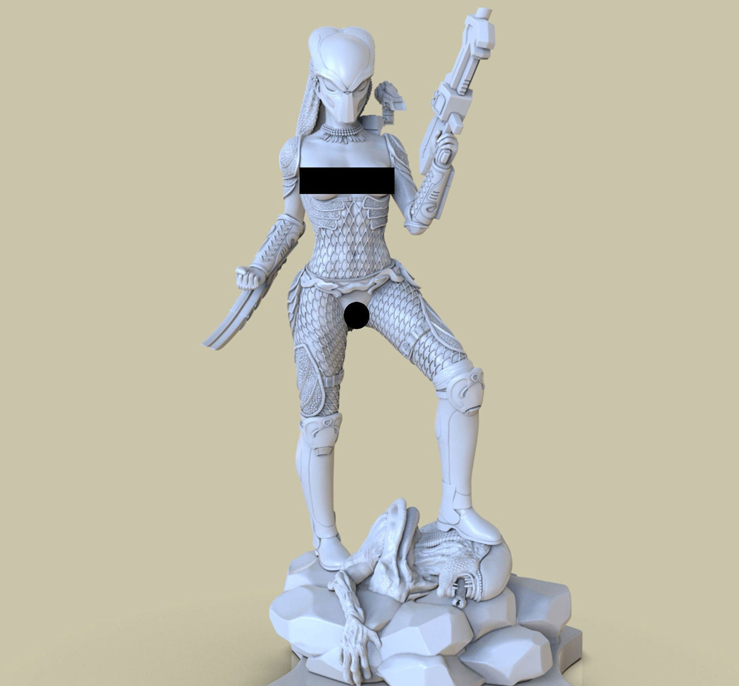 Predator Machiko Noguchi - Artifex3D - Dark Forge Arts