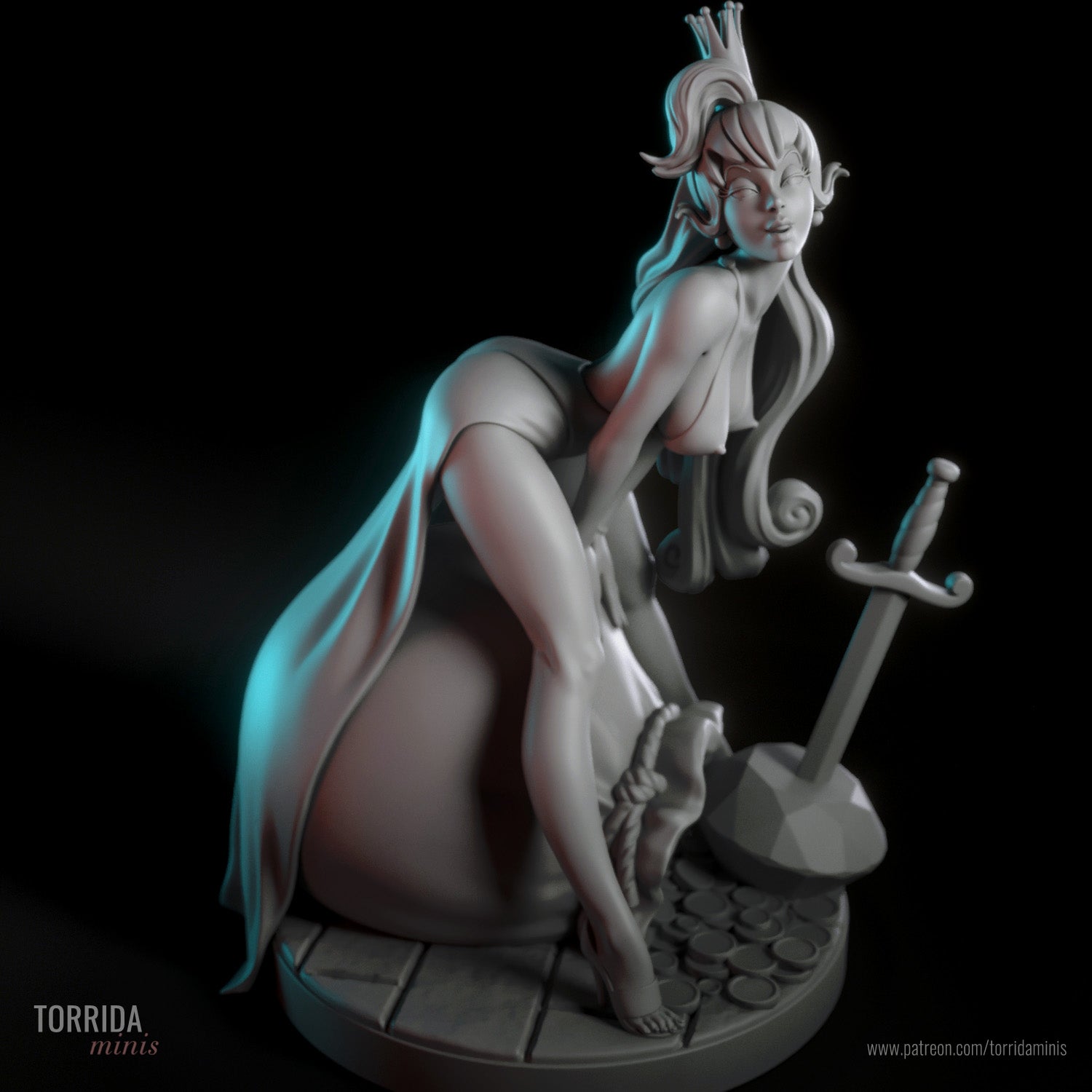 Princess Daphne - Torrida Minis - Dark Forge Arts