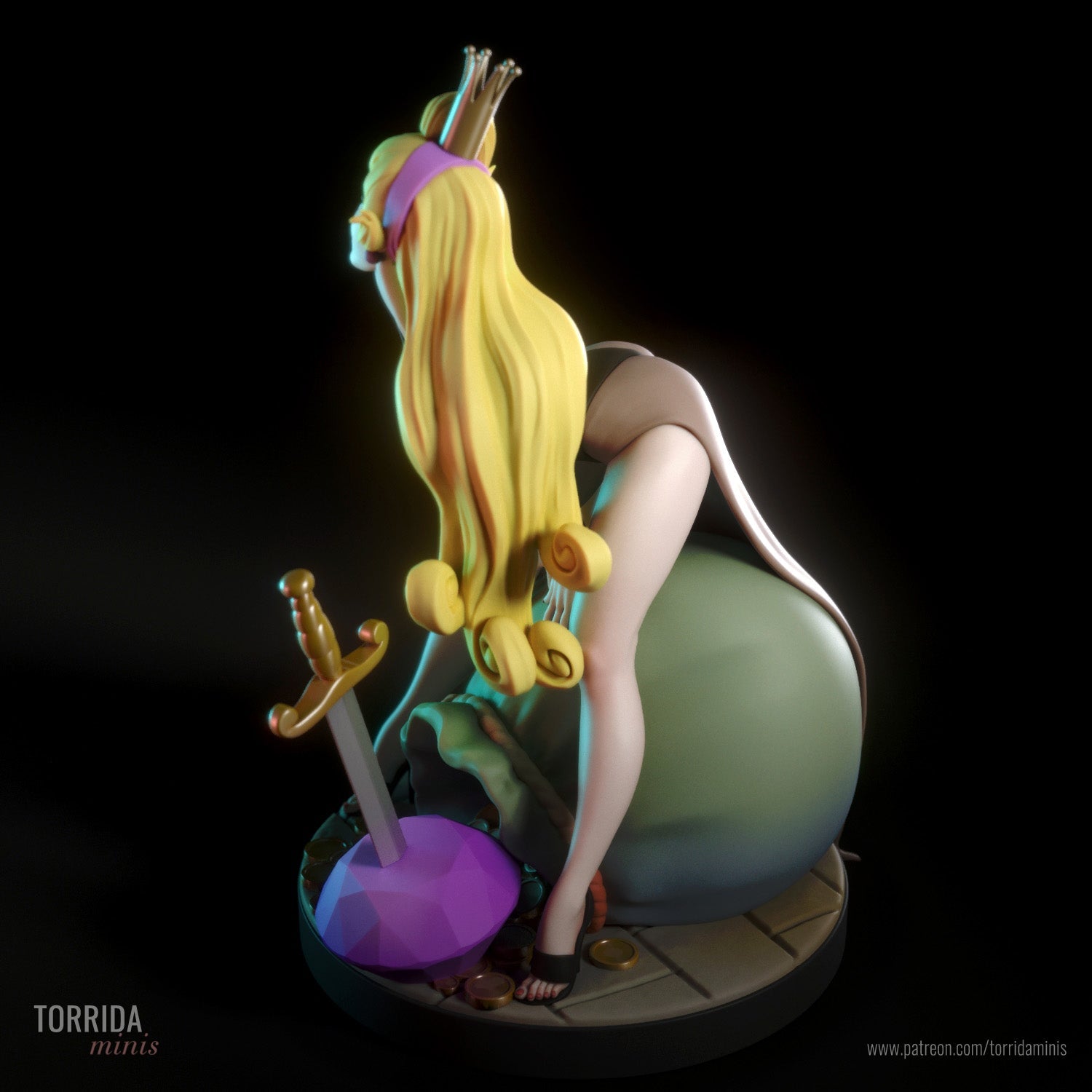 Princess Daphne - Torrida Minis - Dark Forge Arts