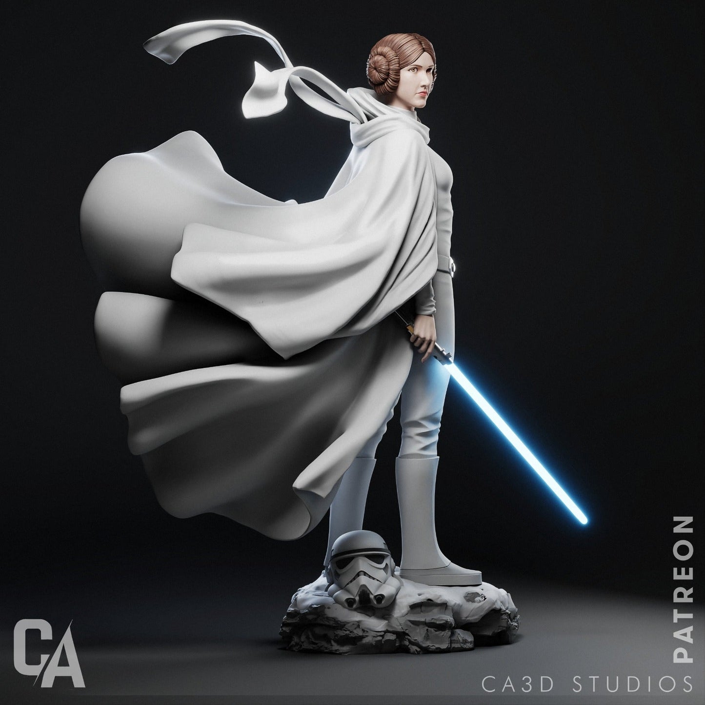Princess Leia - CA 3D Studios - Dark Forge Arts