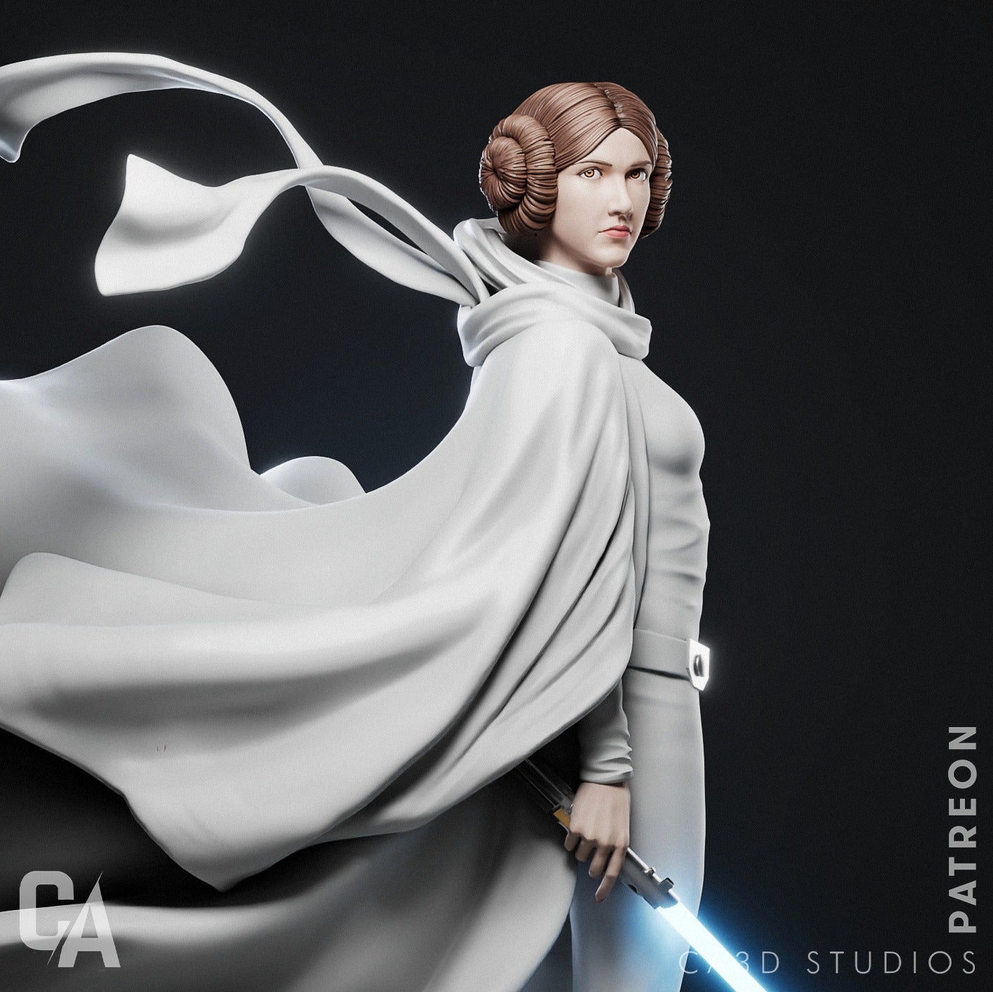 Princess Leia - CA 3D Studios - Dark Forge Arts