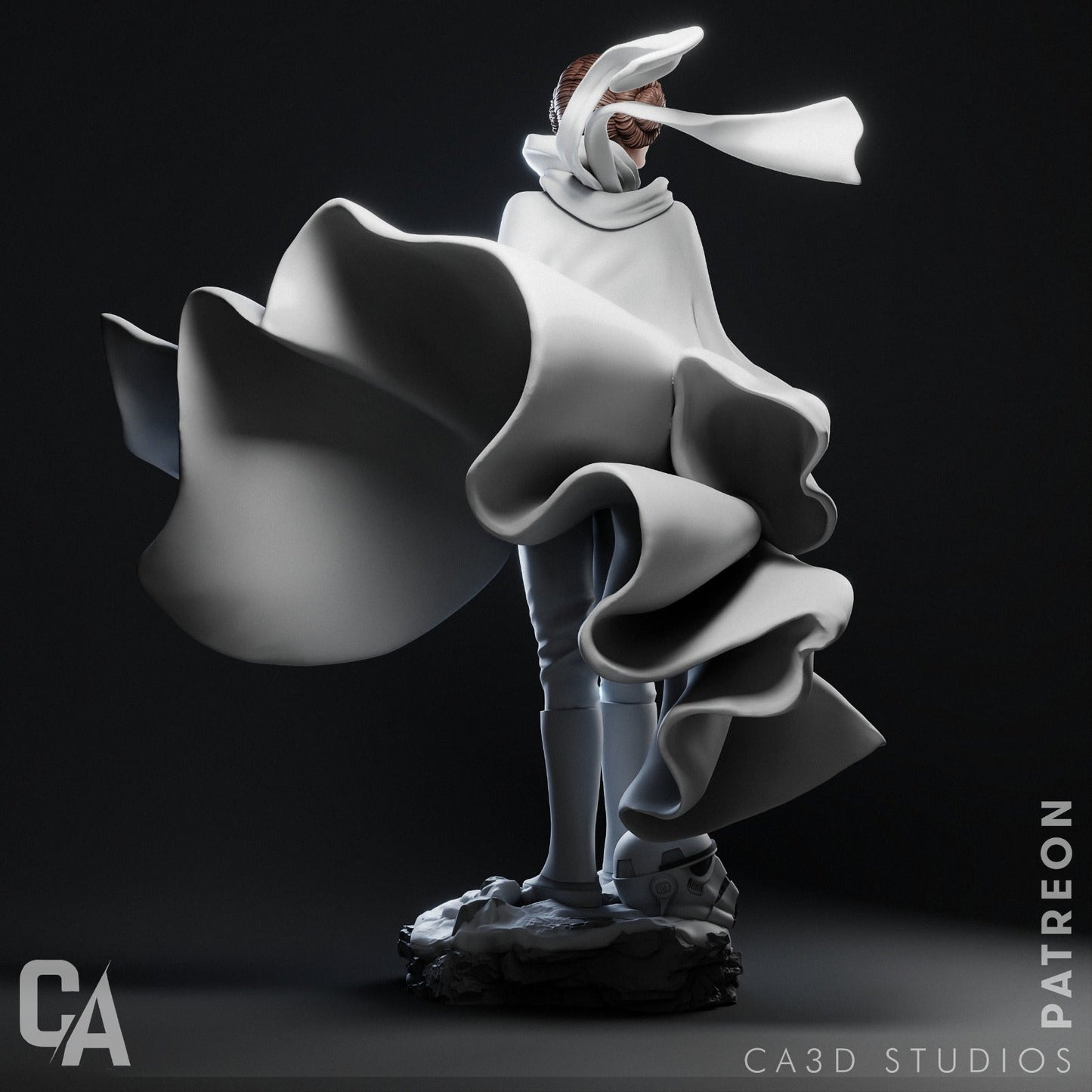 Princess Leia - CA 3D Studios - Dark Forge Arts