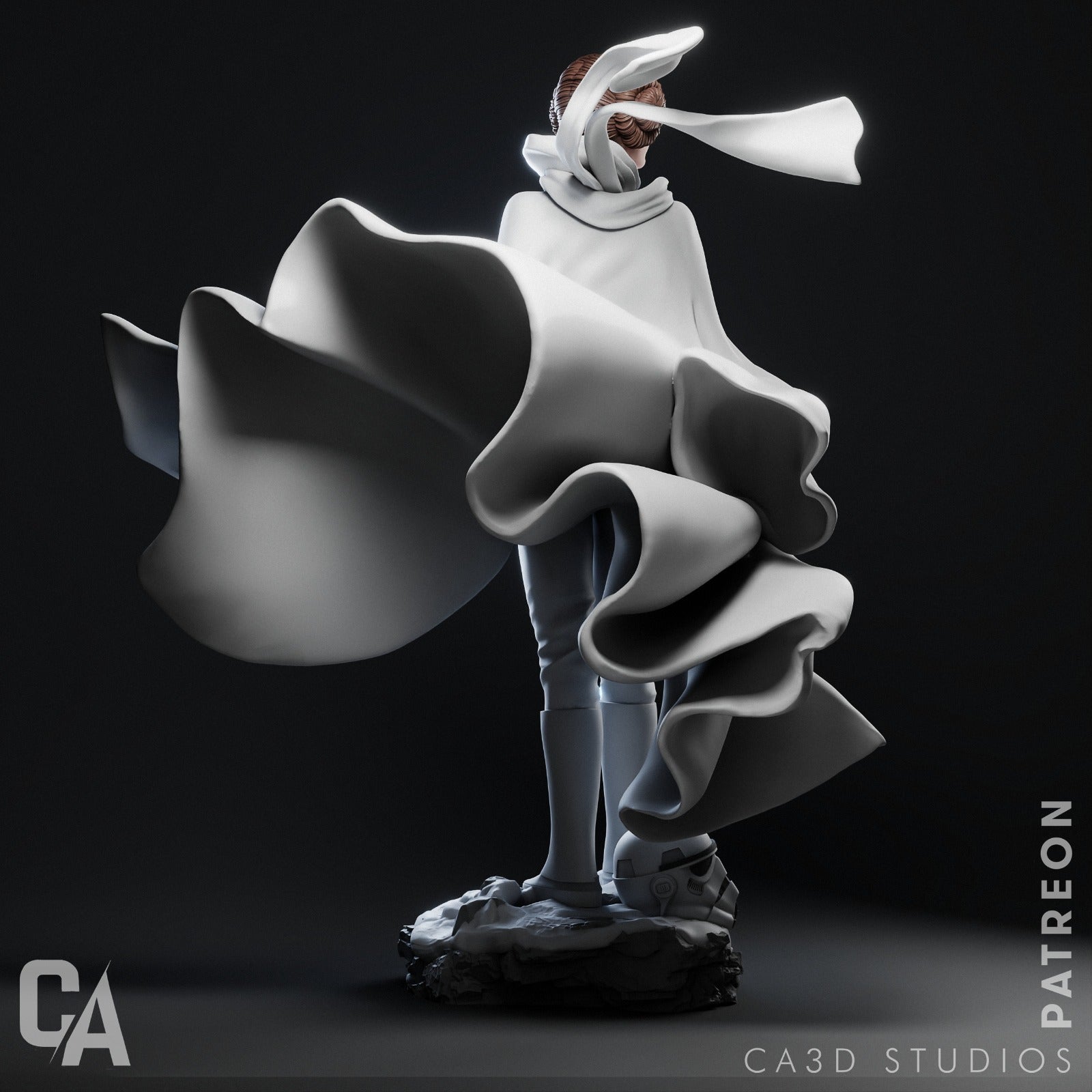 Princess Leia - CA 3D Studios - Dark Forge Arts