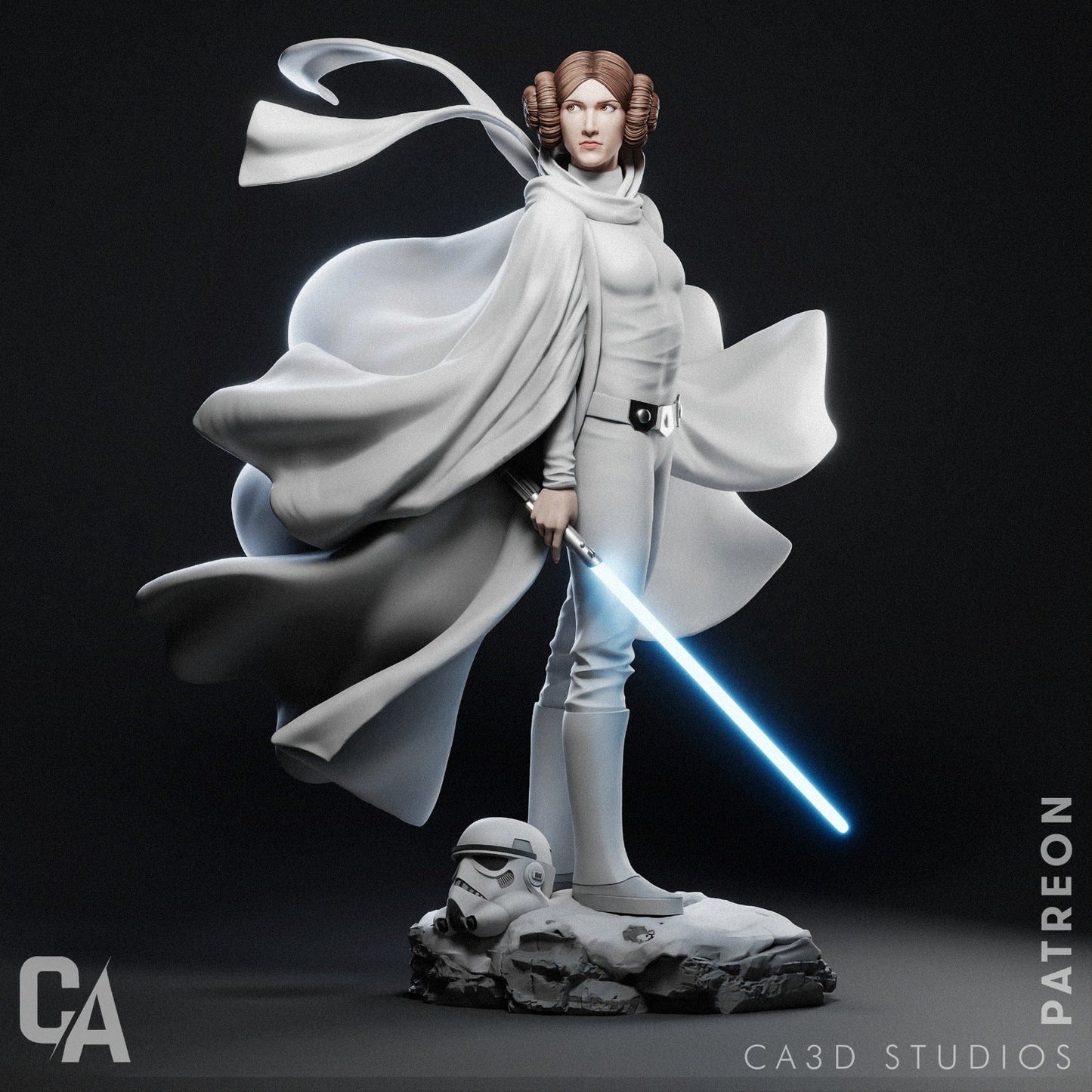 Princess Leia - CA 3D Studios - Dark Forge Arts