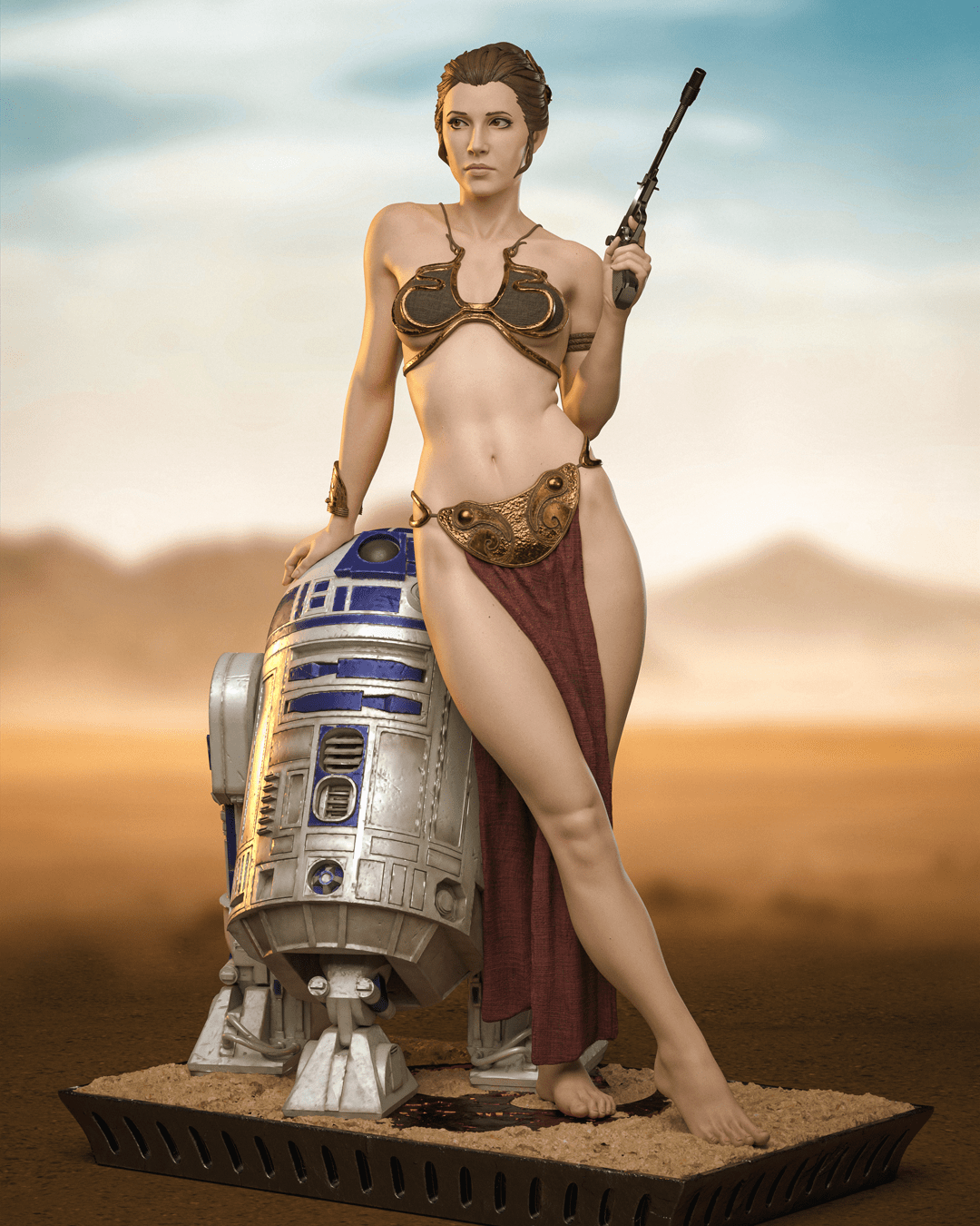 Princess Leia v2 - CA 3D Studios - Dark Forge Arts