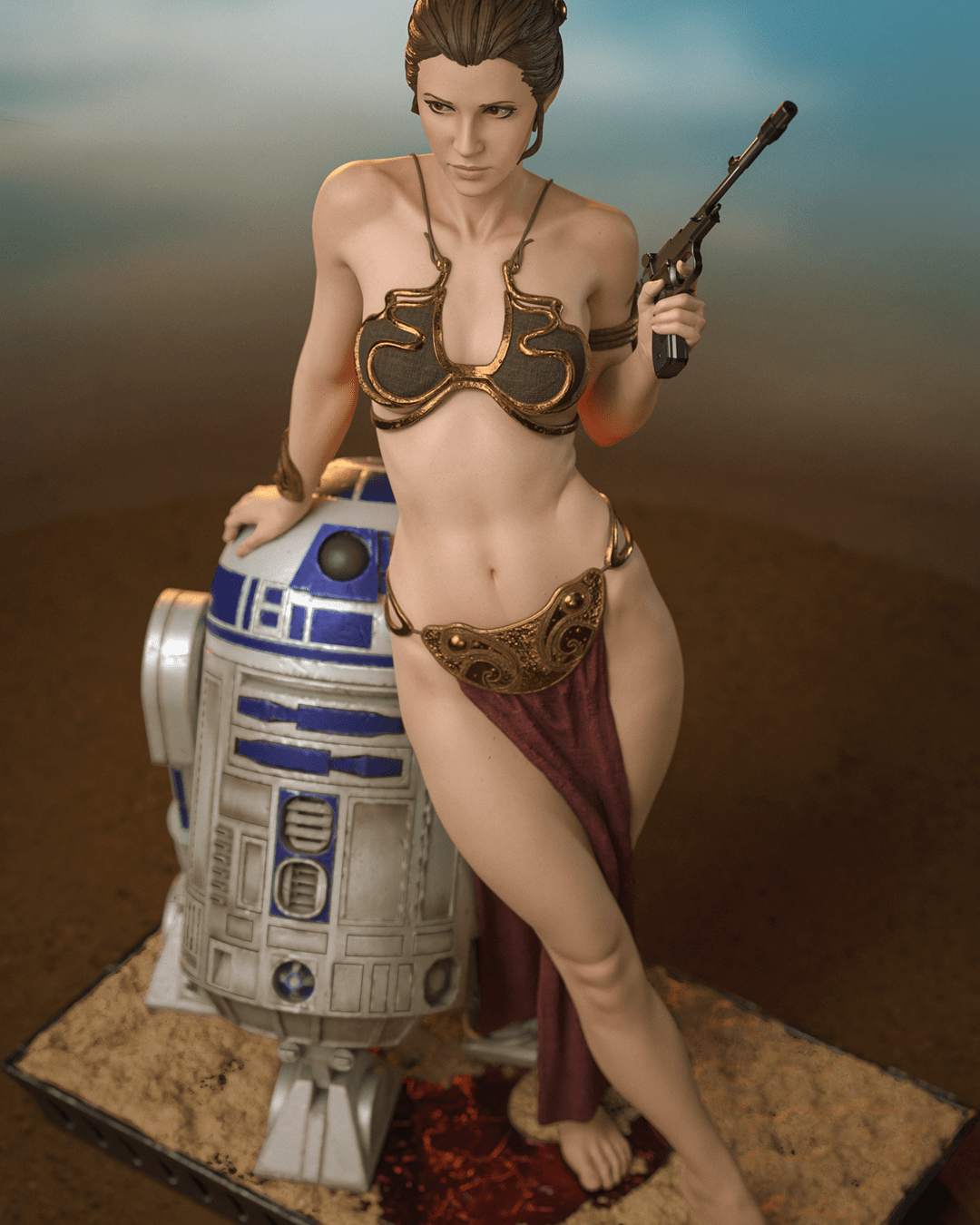 Princess Leia v2 - CA 3D Studios - Dark Forge Arts