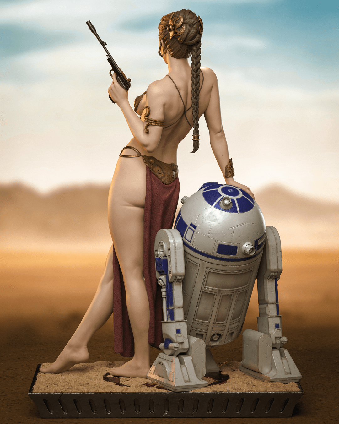 Princess Leia v2 - CA 3D Studios - Dark Forge Arts