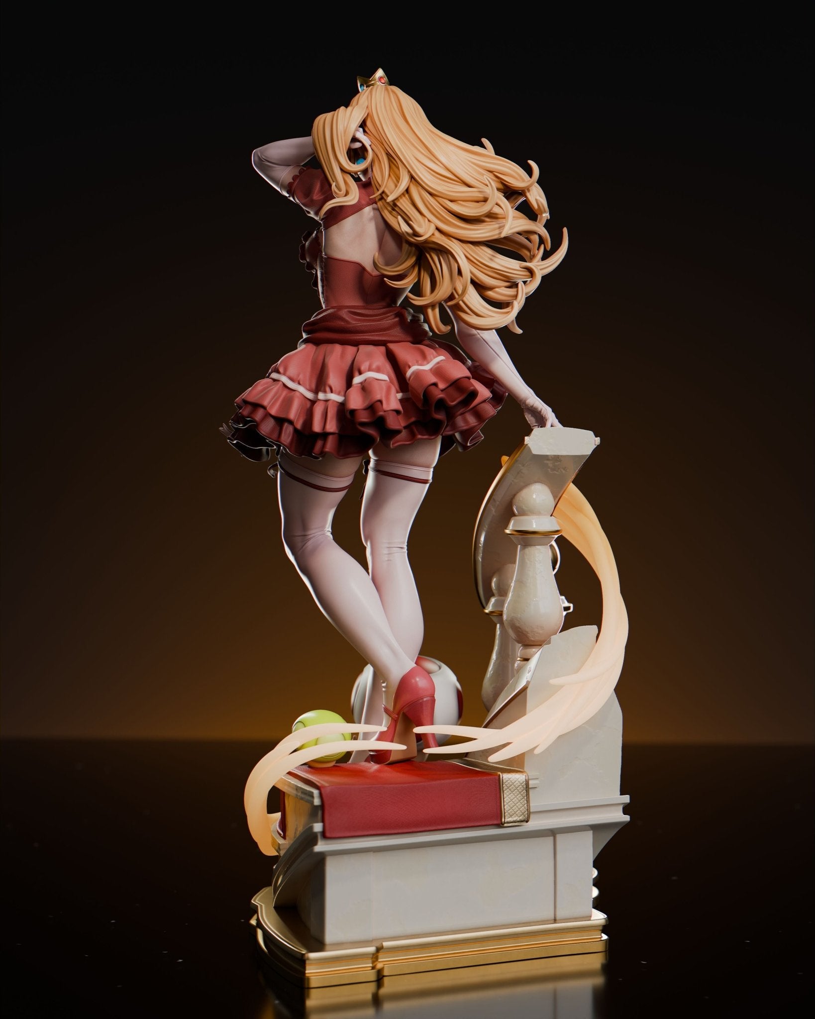 Princess Peach - Abe3D - Dark Forge Arts