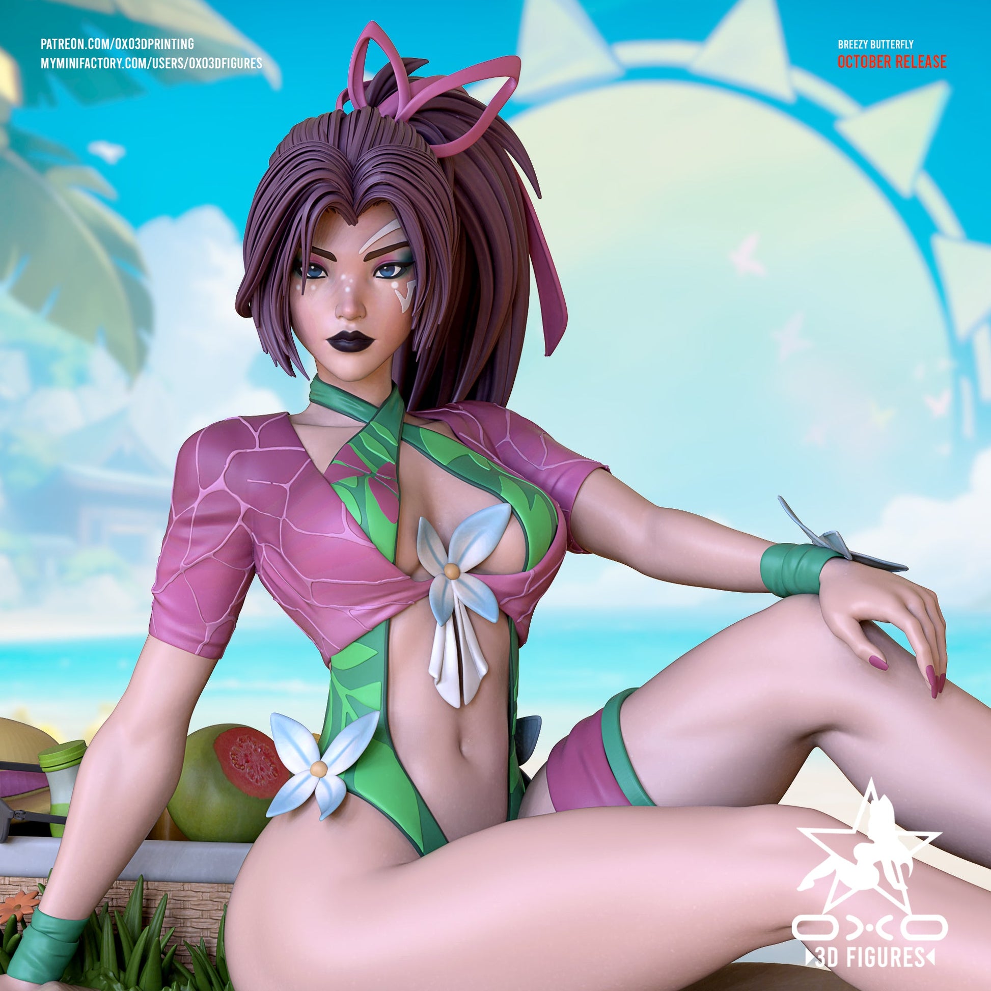 Psylocke Breezy Butterfly - OXO3D - Dark Forge Arts