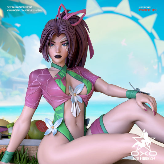 Psylocke Breezy Butterfly - OXO3D - Dark Forge Arts