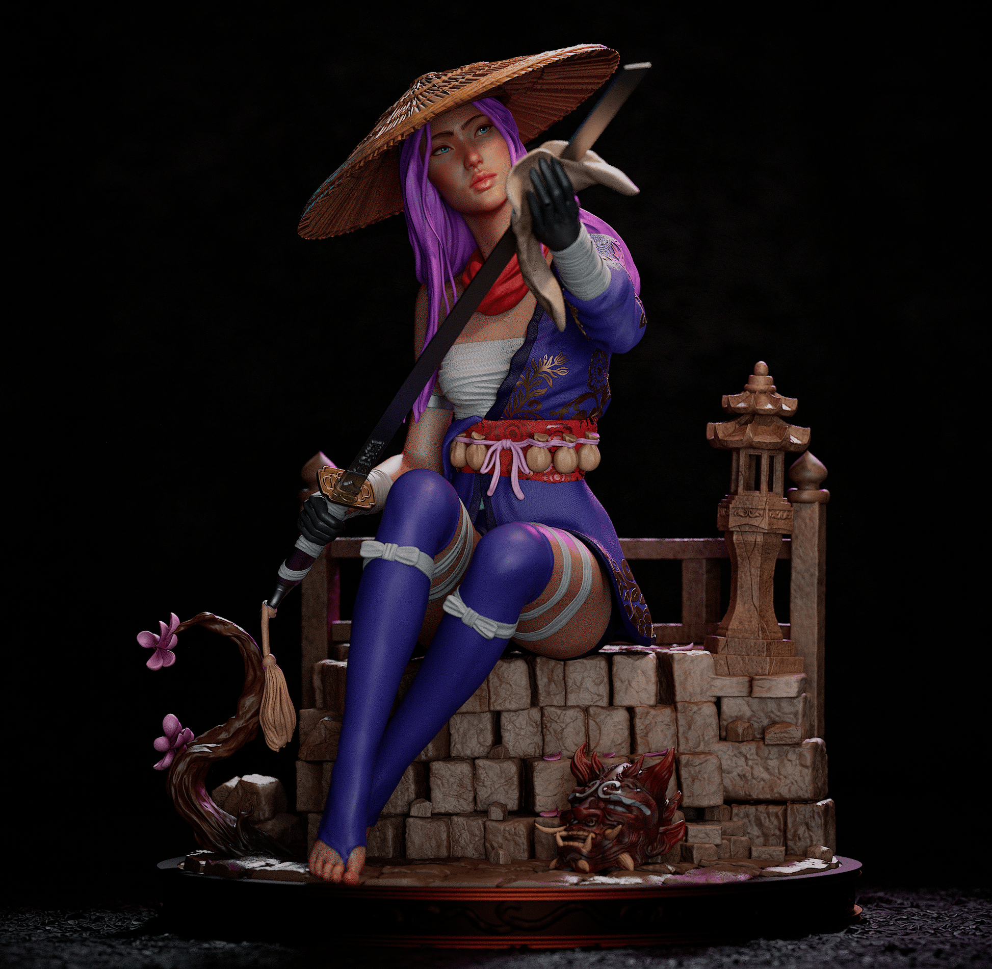 Psylocke - CA 3D Studios - Dark Forge Arts