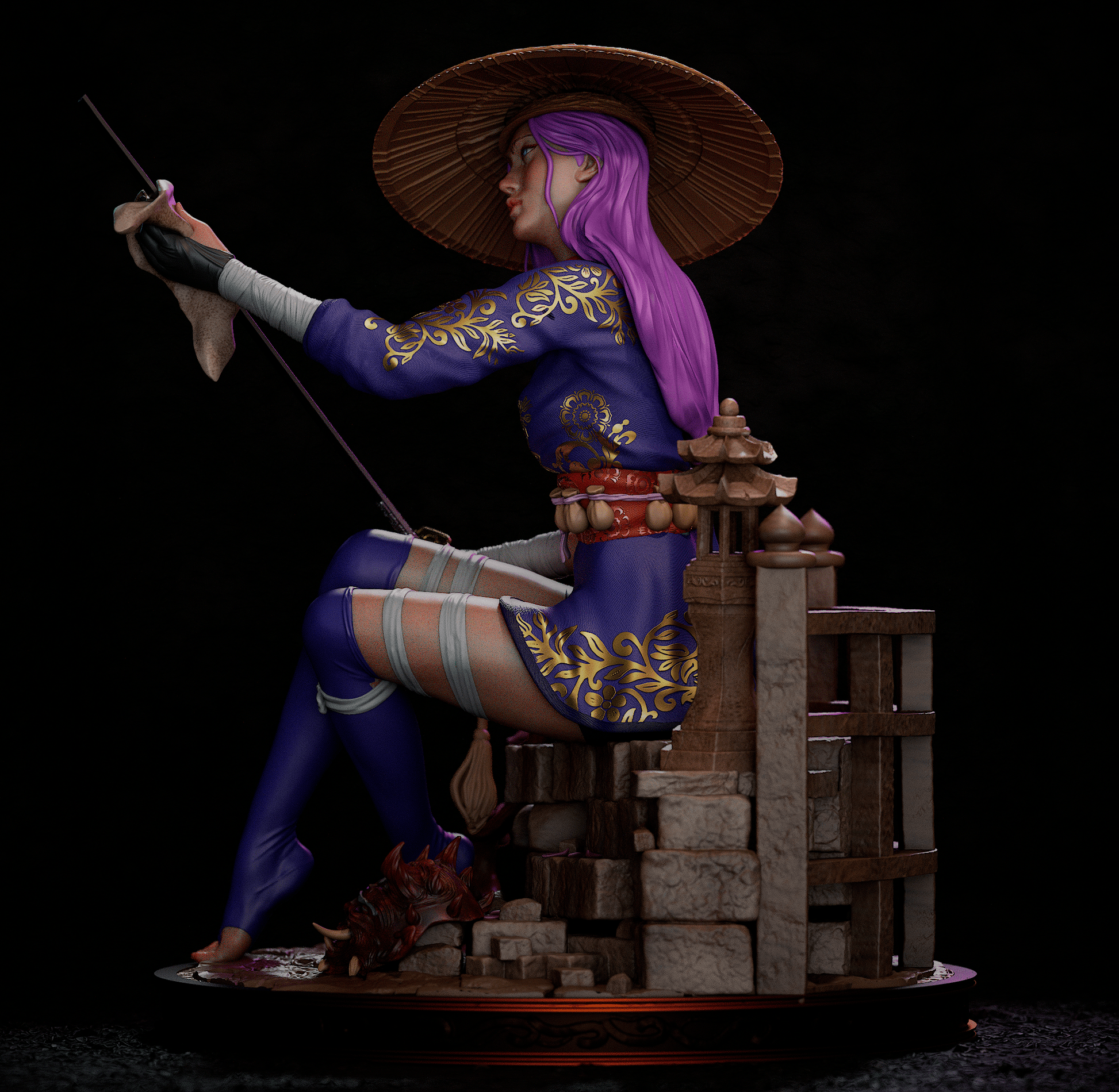 Psylocke - CA 3D Studios - Dark Forge Arts