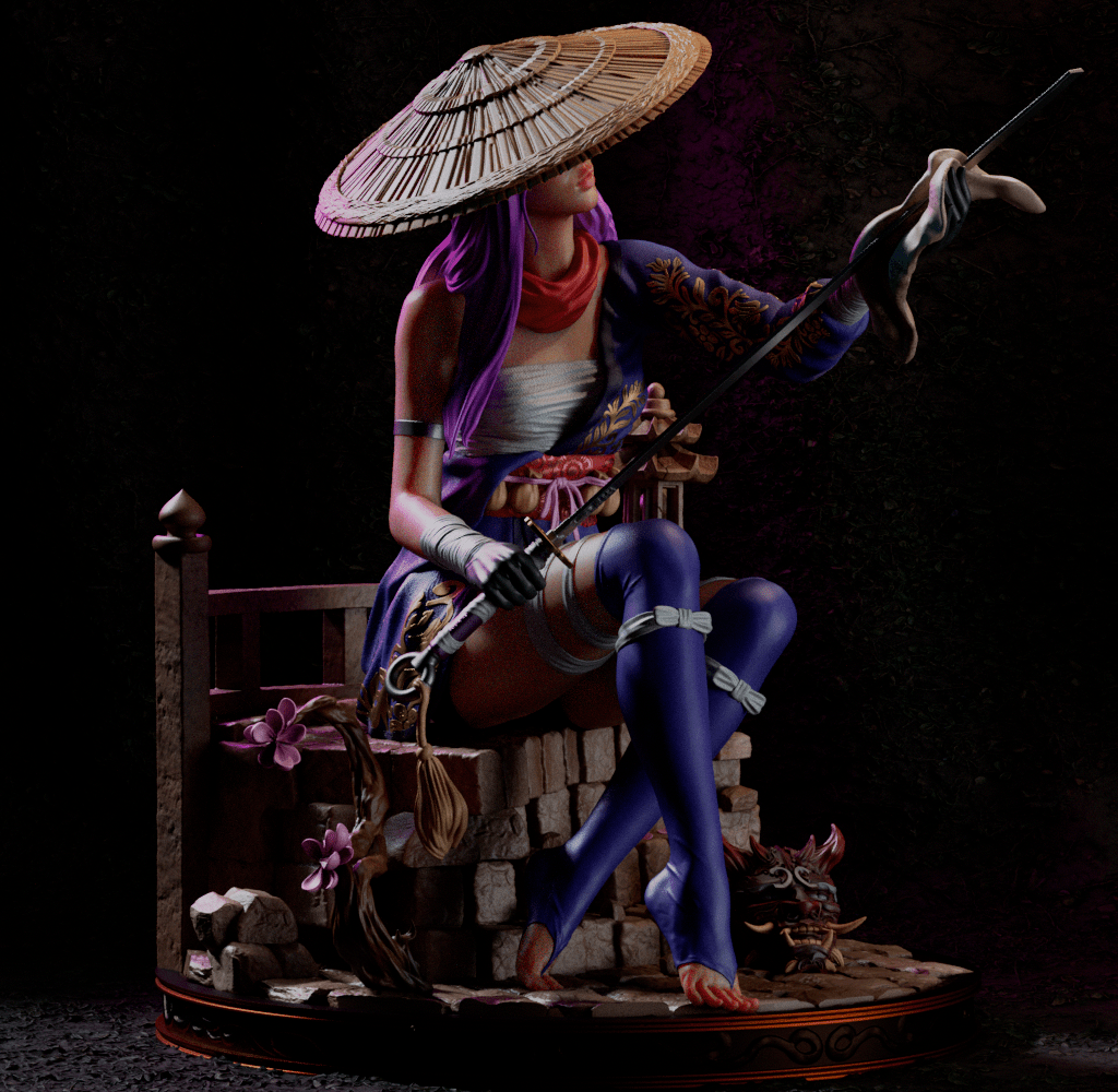 Psylocke - CA 3D Studios - Dark Forge Arts