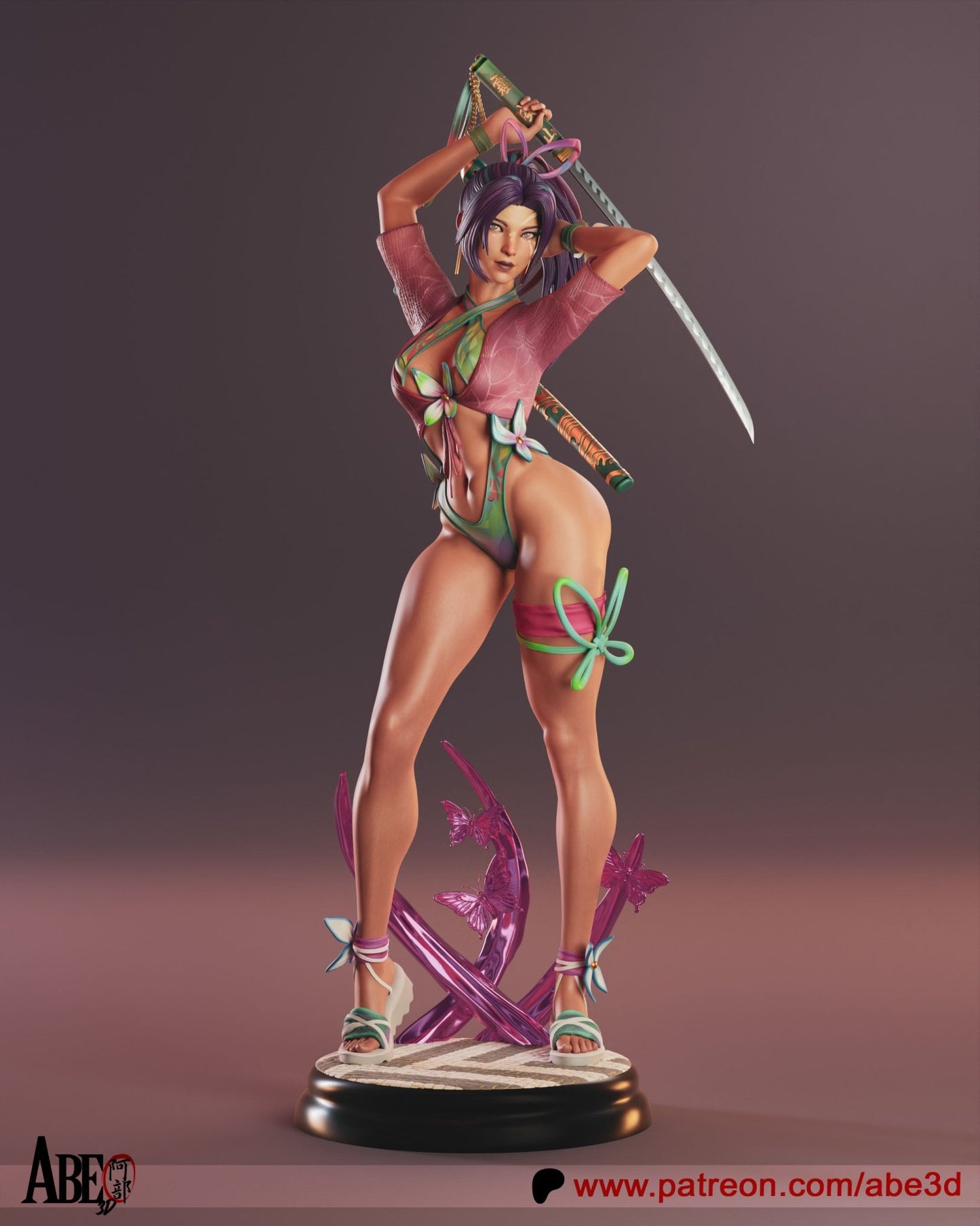Psylocke v3 - Abe3D - Dark Forge Arts