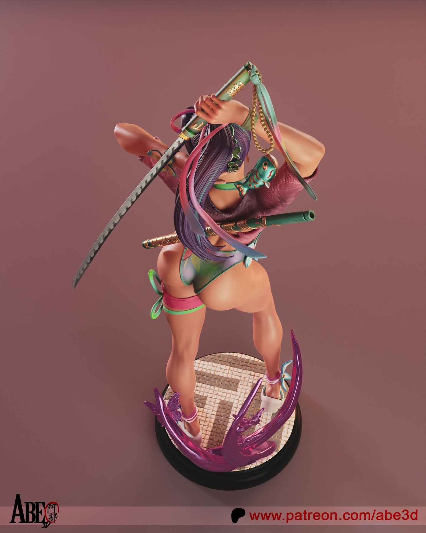 Psylocke v3 - Abe3D - Dark Forge Arts