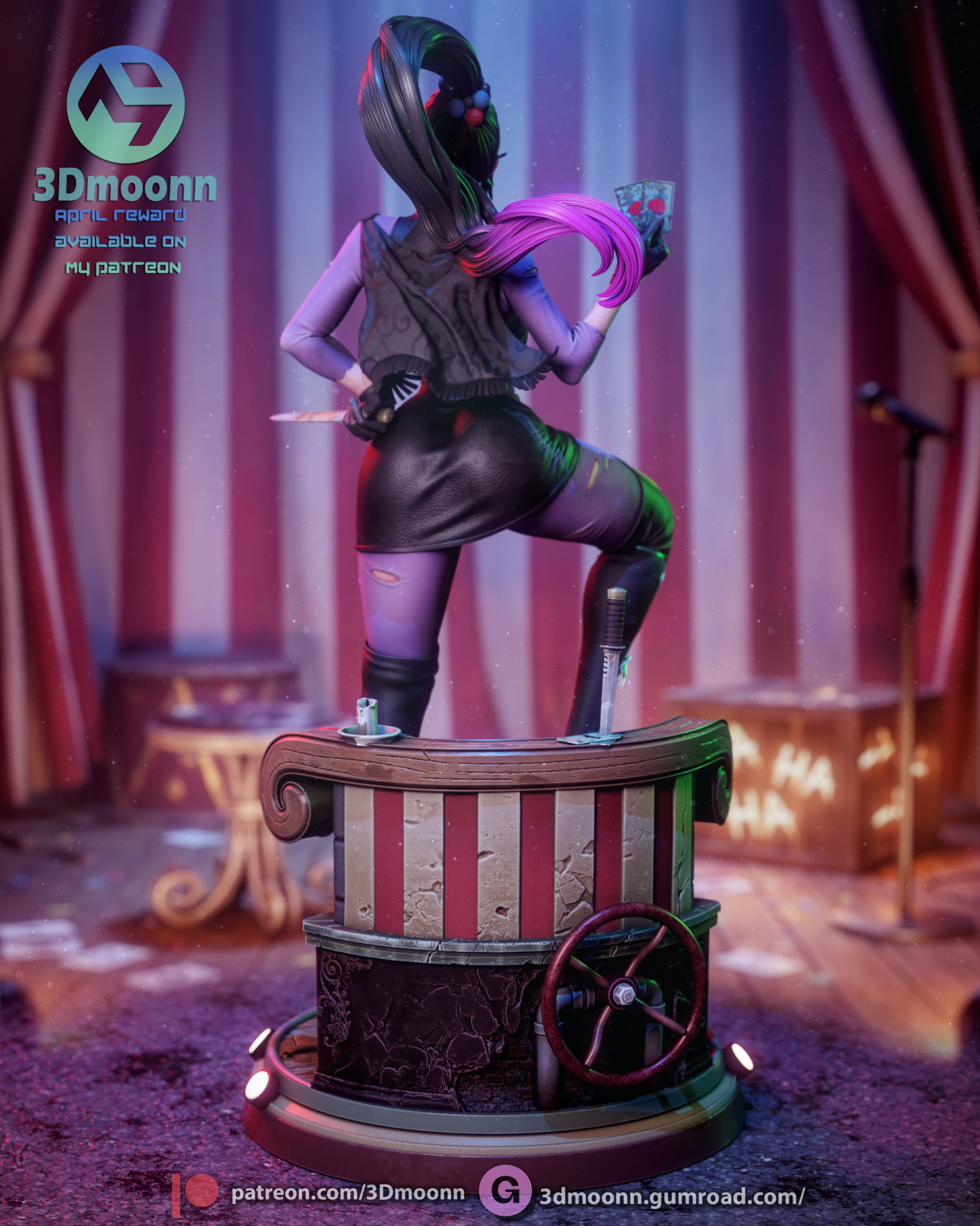 Punchline - 3DMoonn - Dark Forge Arts
