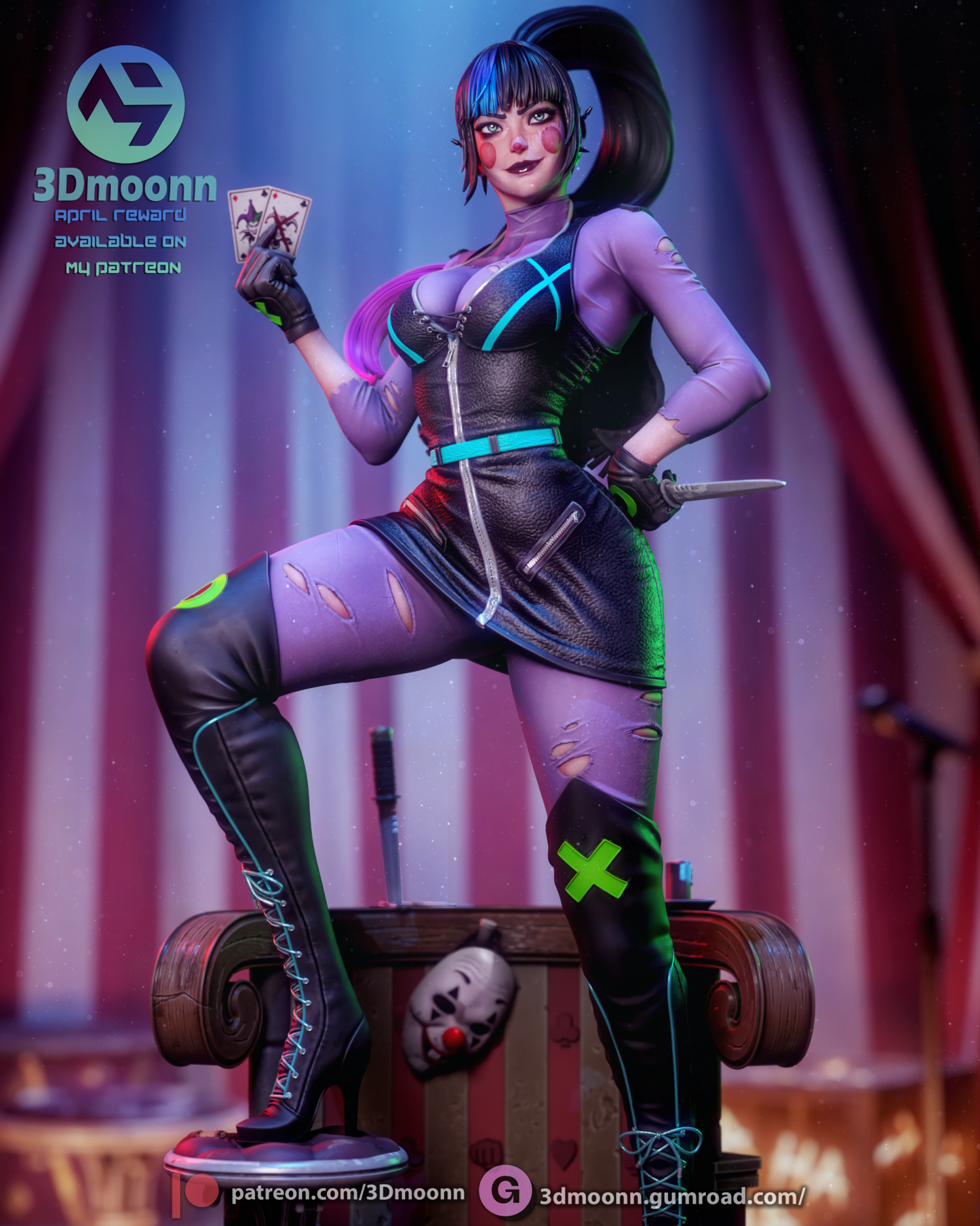 Punchline - 3DMoonn - Dark Forge Arts