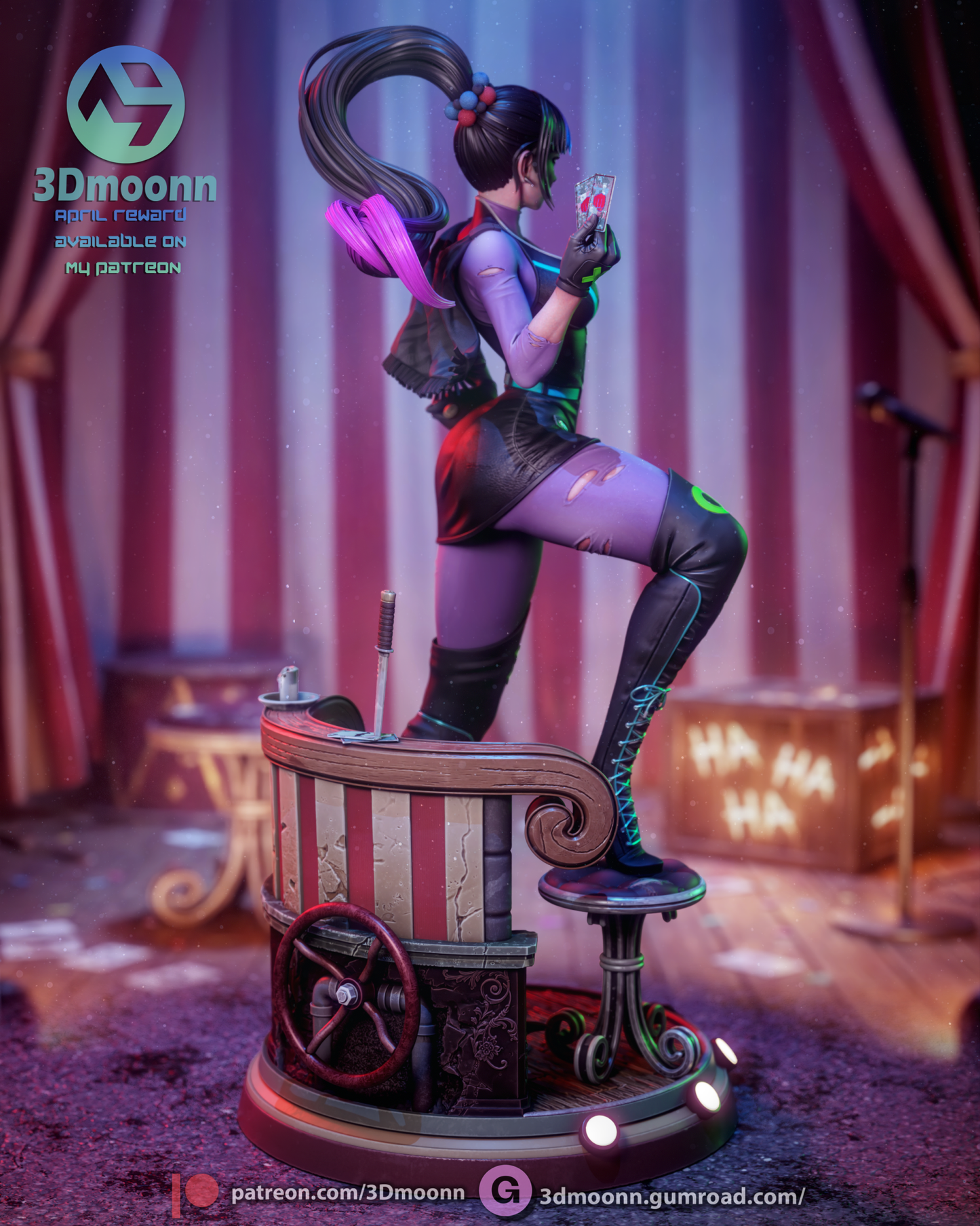 Punchline - 3DMoonn - Dark Forge Arts