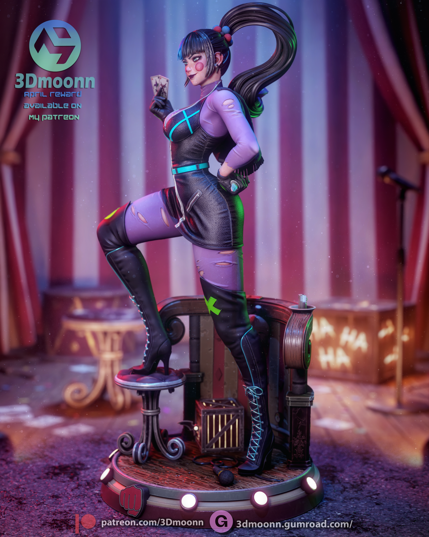Punchline - 3DMoonn - Dark Forge Arts