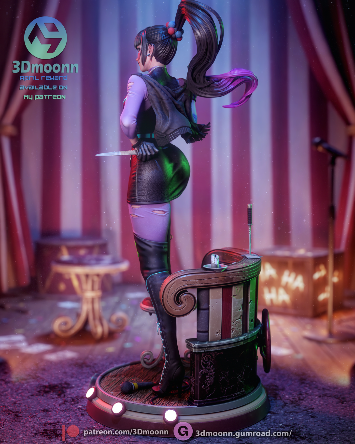 Punchline - 3DMoonn - Dark Forge Arts