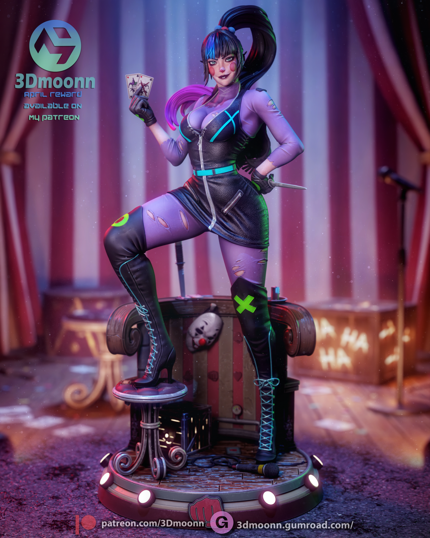 Punchline - 3DMoonn - Dark Forge Arts