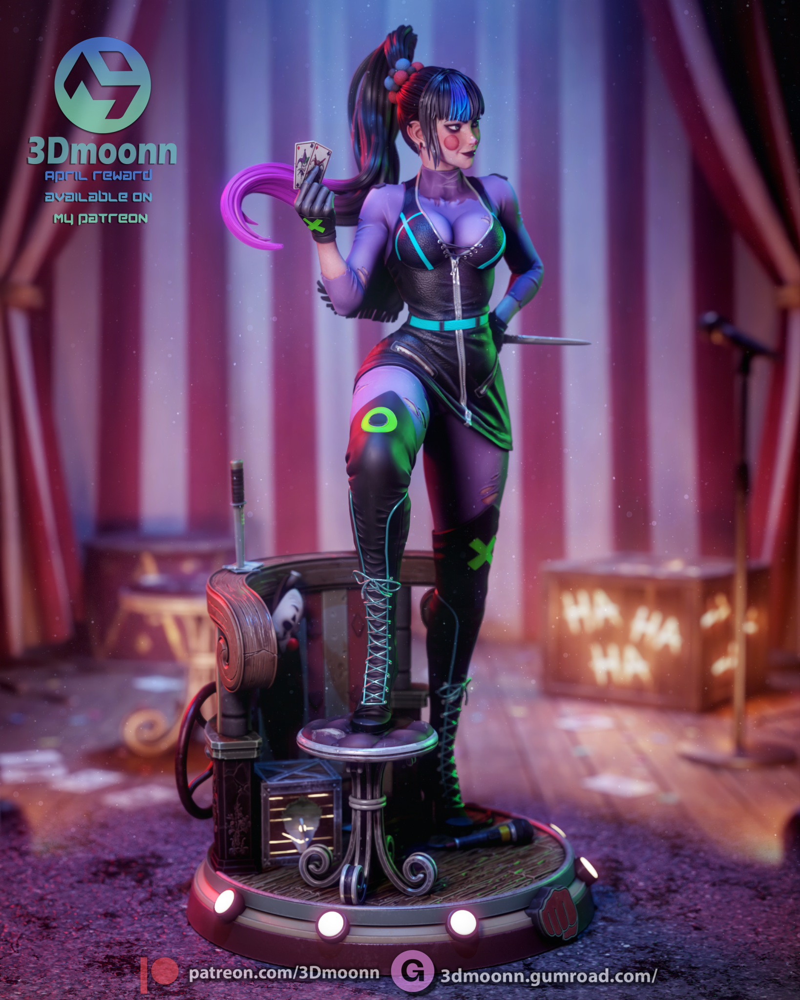 Punchline - 3DMoonn - Dark Forge Arts