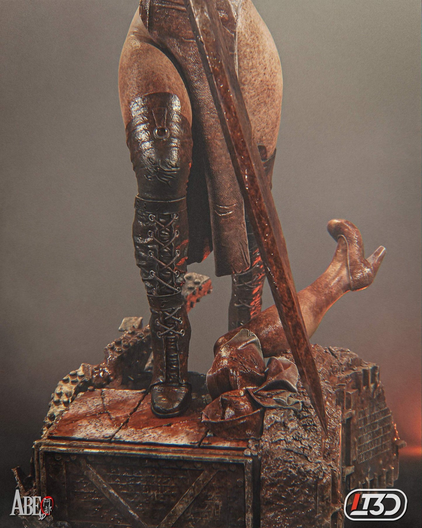 Pyramid Head - Abe3D - Dark Forge Arts